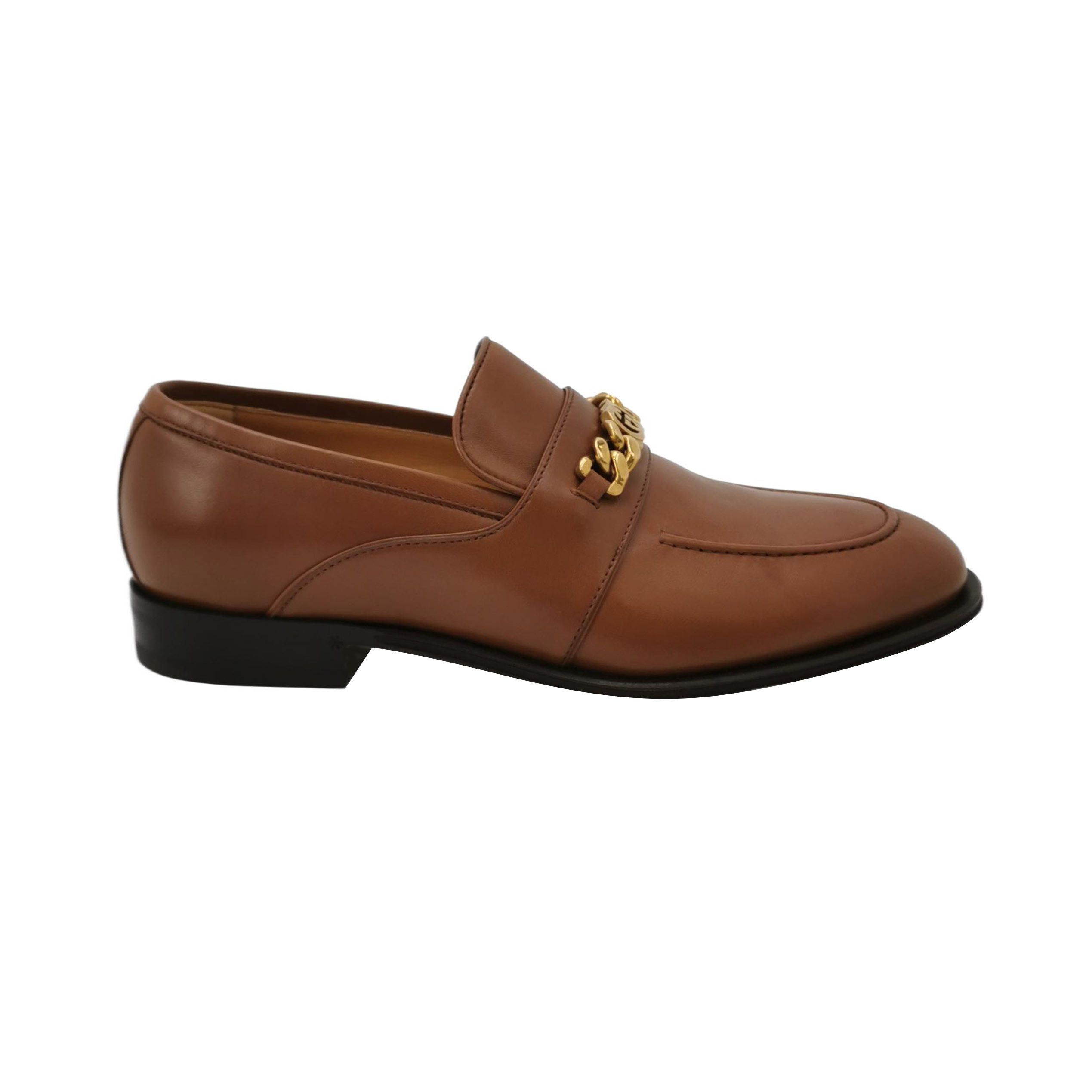 Gucci Gucci Interlocking G Chain Leather Loafers 6.5 Size US 7 / EU 40 - 2 Thumbnail