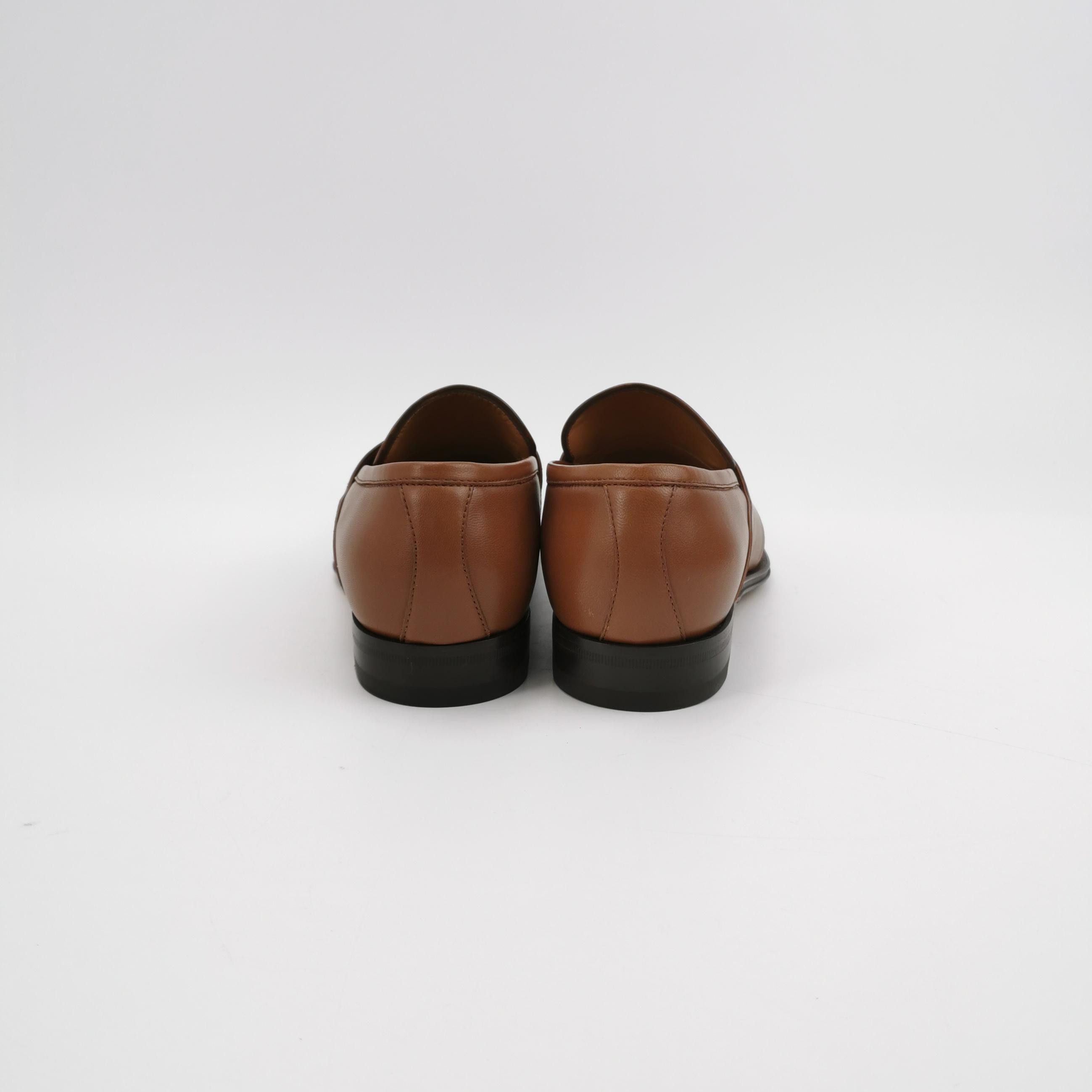 Gucci Gucci Interlocking G Chain Leather Loafers 6.5 Size US 7 / EU 40 - 5 Thumbnail