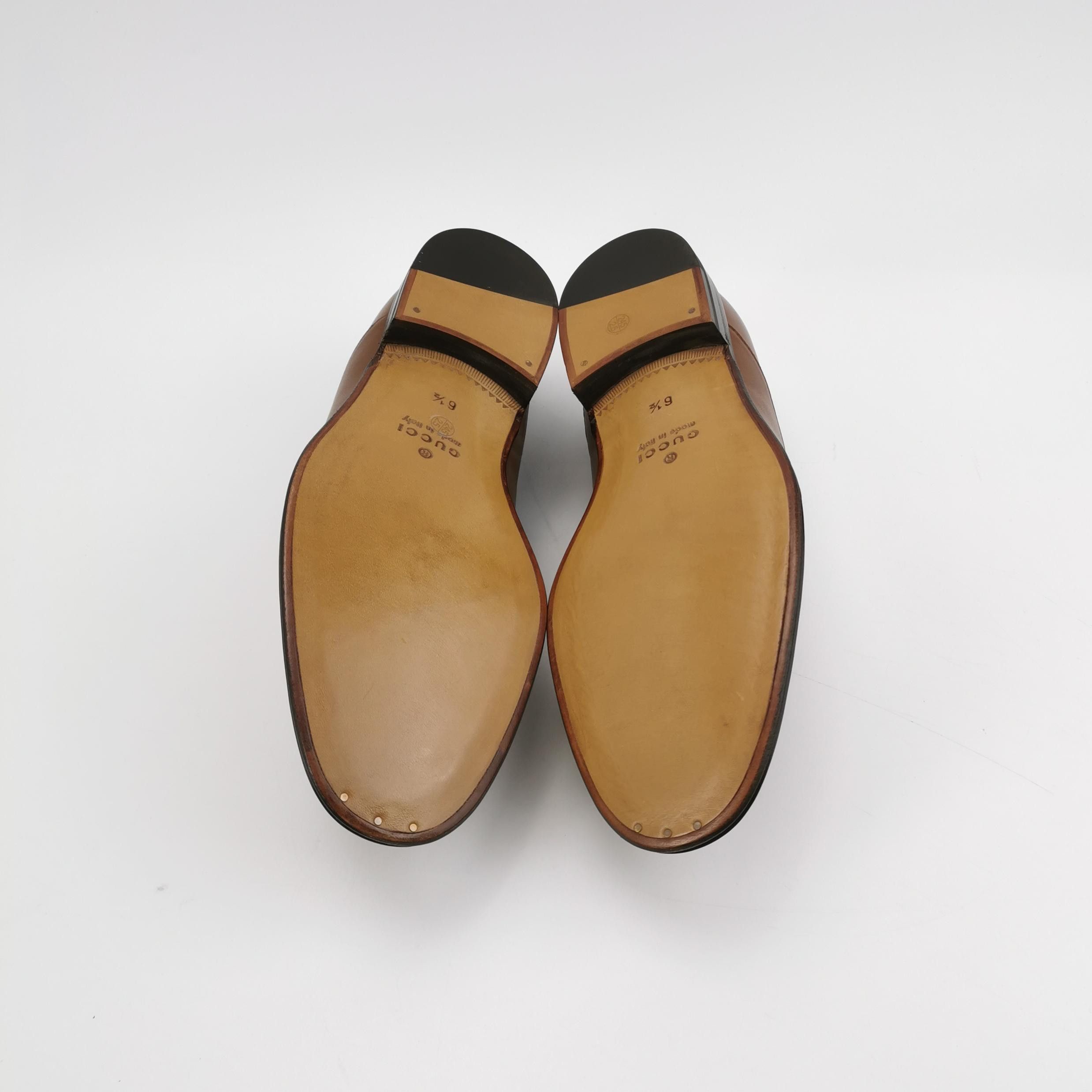 Gucci Gucci Interlocking G Chain Leather Loafers 6.5 Size US 7 / EU 40 - 6 Thumbnail