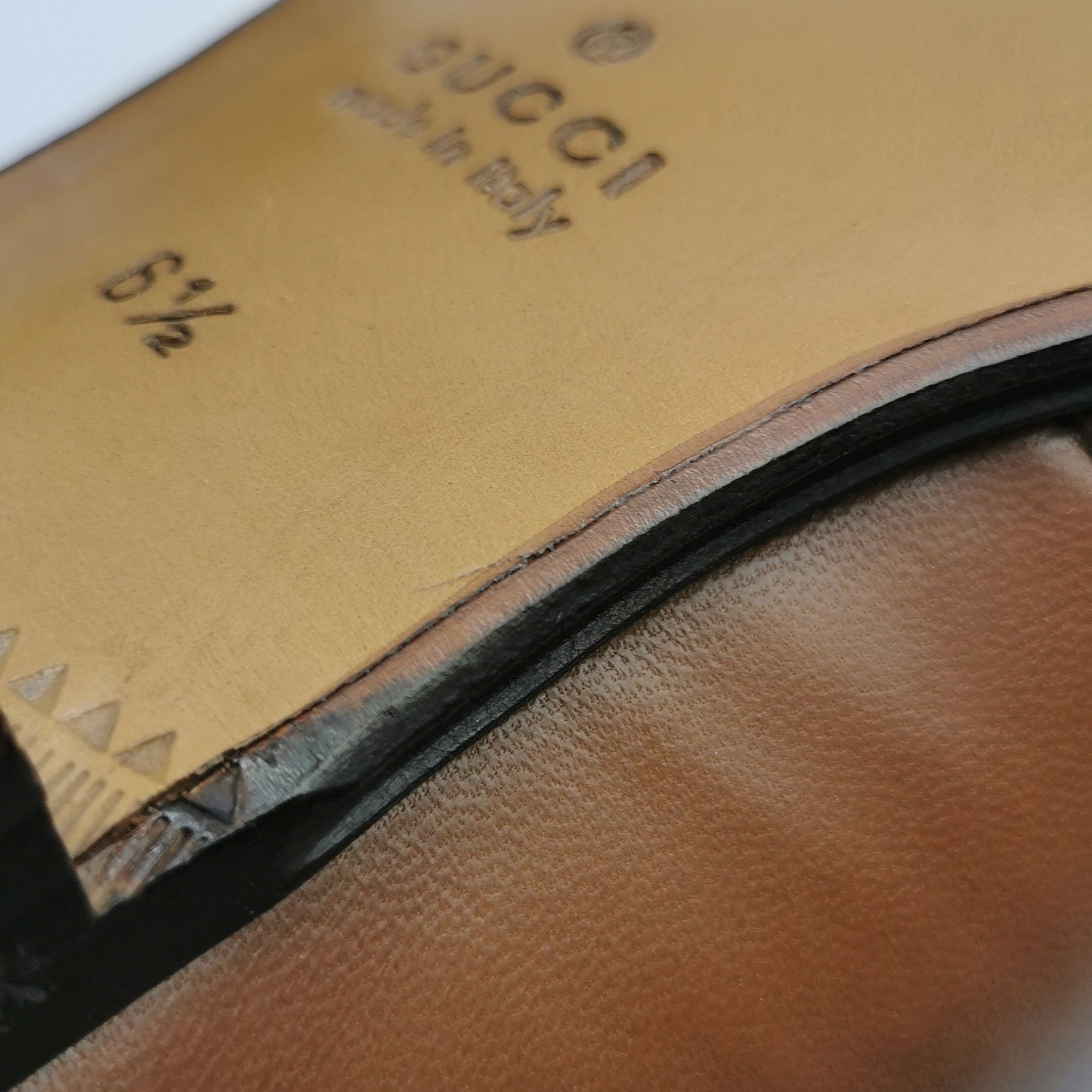 Gucci Gucci Interlocking G Chain Leather Loafers 6.5 Size US 7 / EU 40 - 11 Thumbnail