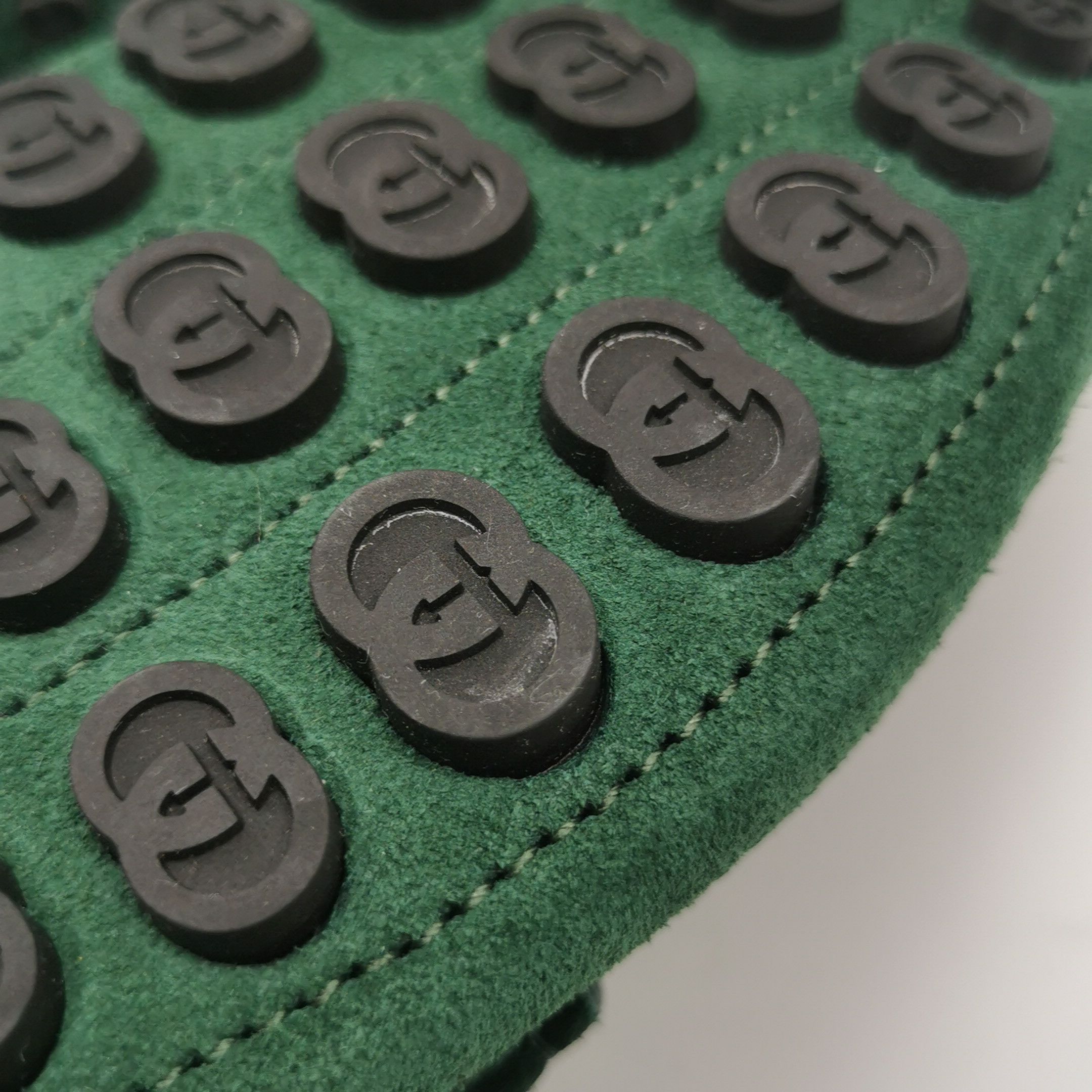 Gucci Gucci Green Suede Horsebit Loafers 39.5 Size US 6 / EU 39 - 8 Thumbnail