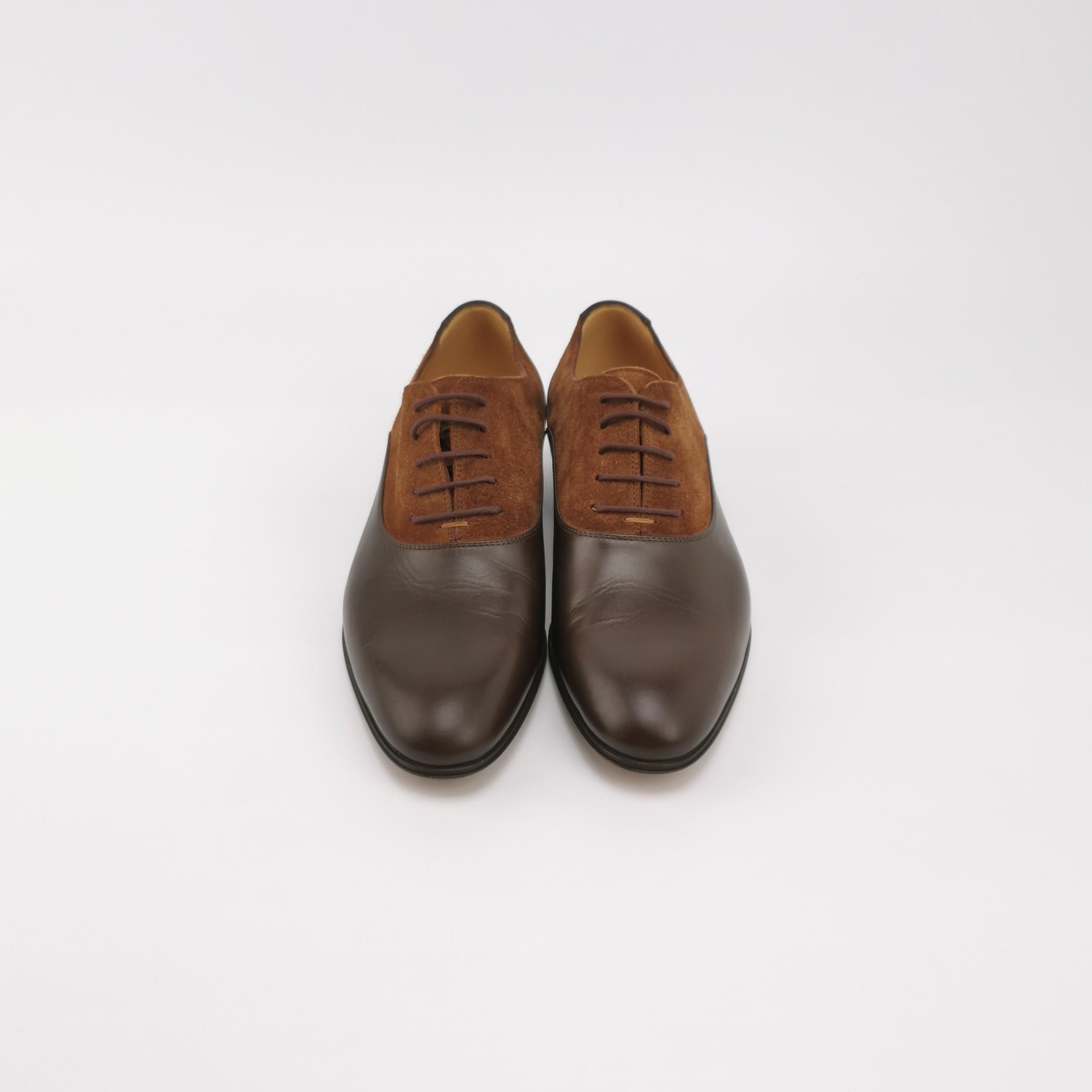 Gucci Gucci Two-Tone Suede Leather Oxford Shoes EU 41 Size US 8 / EU 41 - 4 Thumbnail