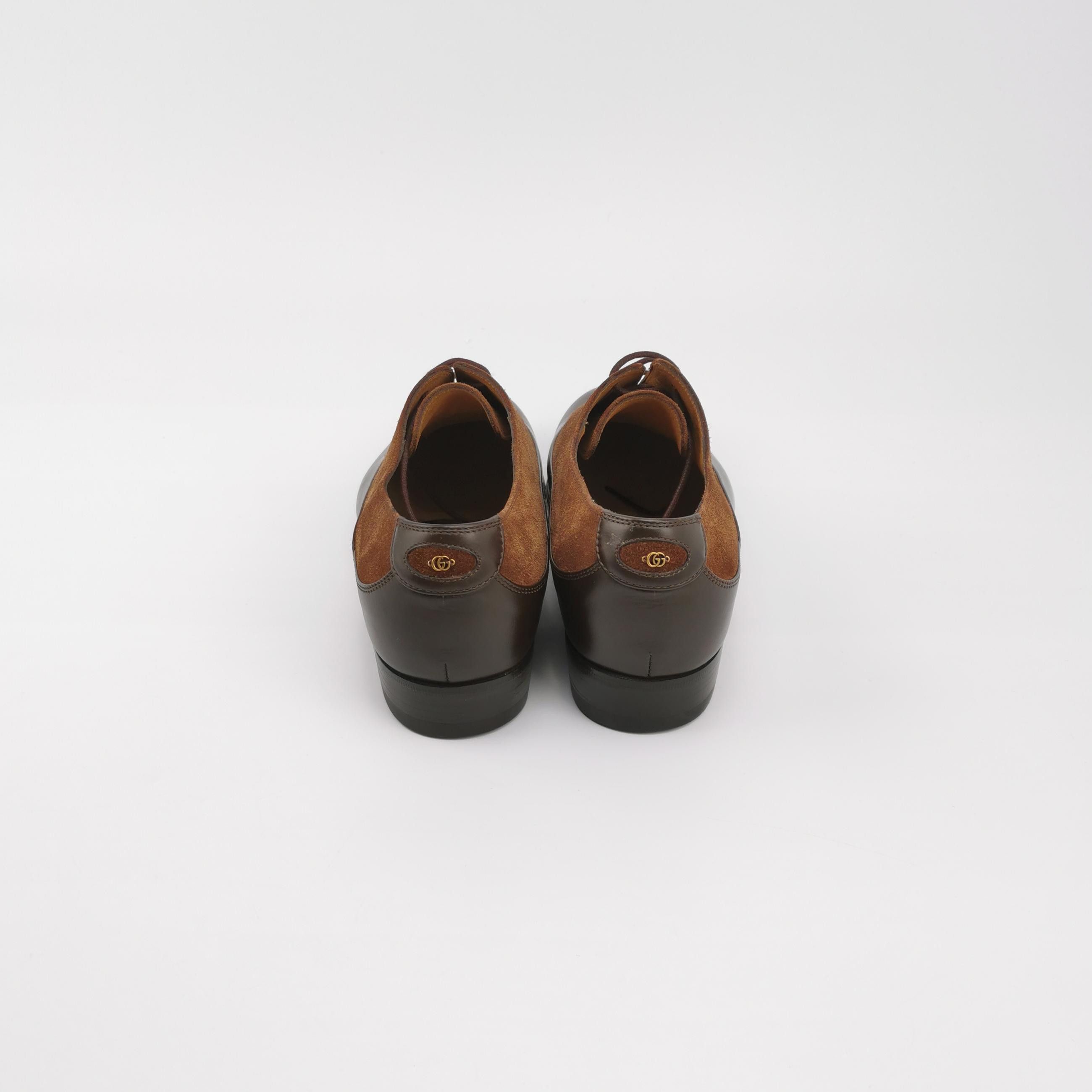Gucci Gucci Two-Tone Suede Leather Oxford Shoes EU 41 Size US 8 / EU 41 - 5 Thumbnail