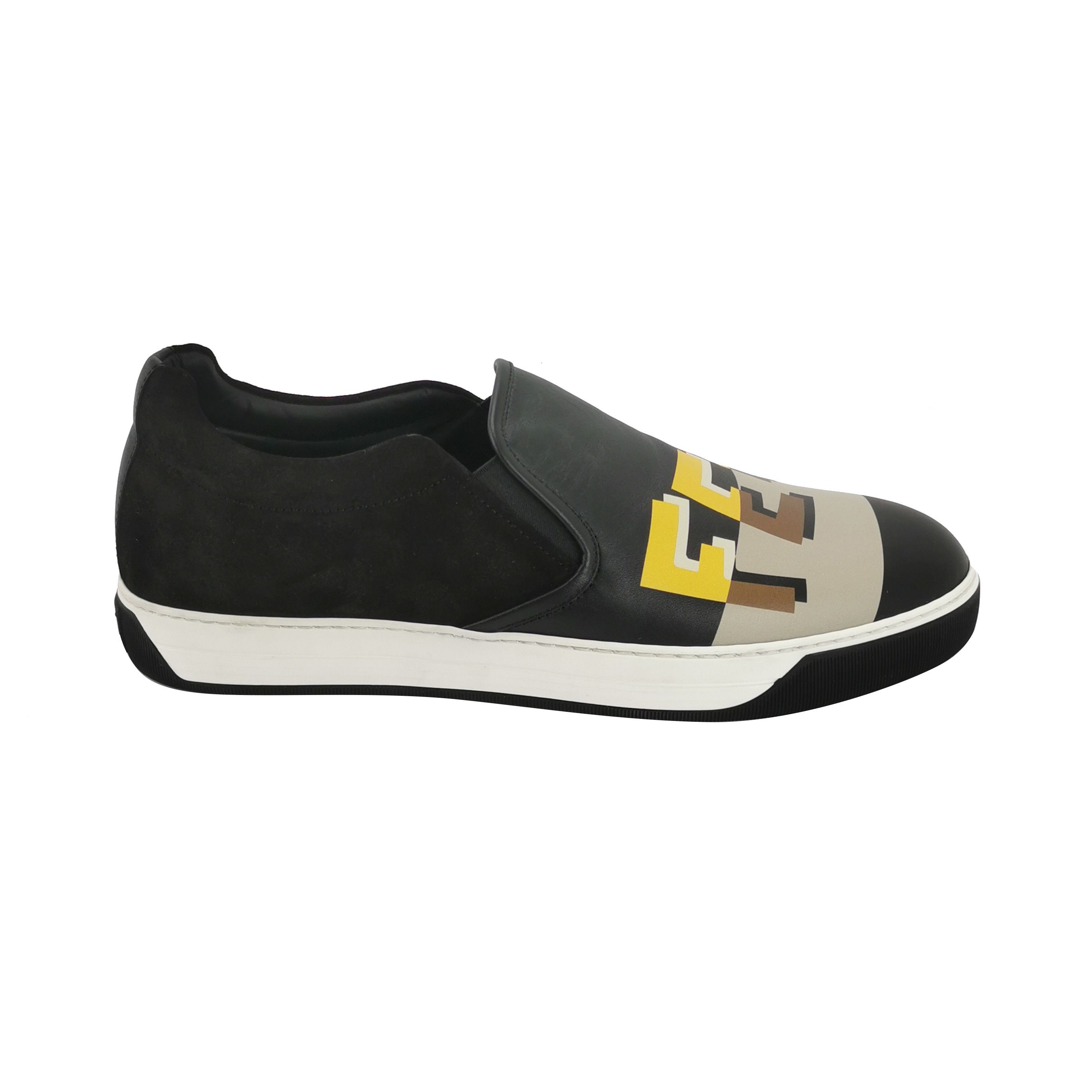 Fendi Fendi Logo Leather Slip-On Sneakers 43 Size US 10 / EU 43 - 2 Thumbnail