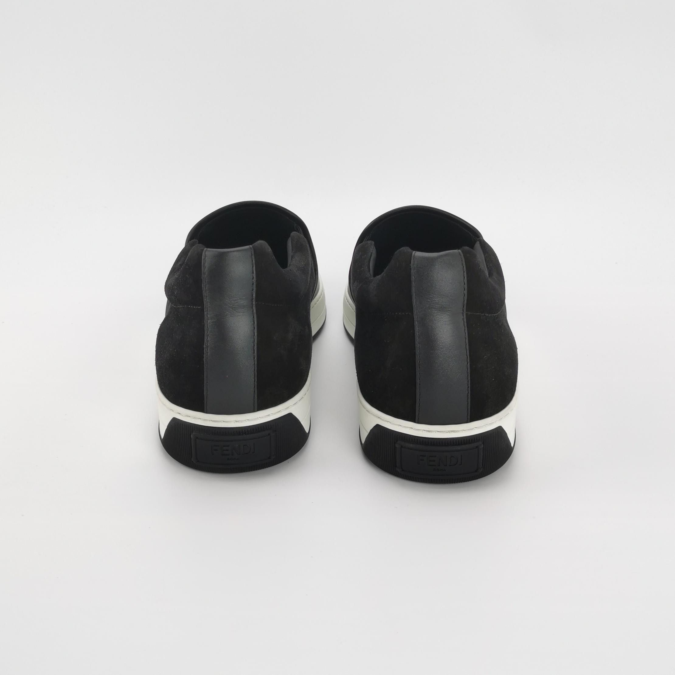Fendi Fendi Logo Leather Slip-On Sneakers 43 Size US 10 / EU 43 - 5 Thumbnail