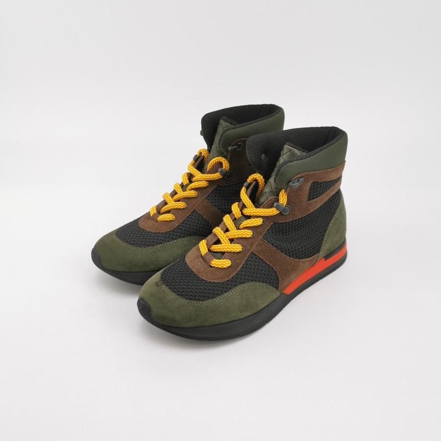 Bottega Veneta Bottega Veneta Suede & Nylon Hi-Top Sneakers Size 39 Size US 6 / EU 39 - 3 Thumbnail