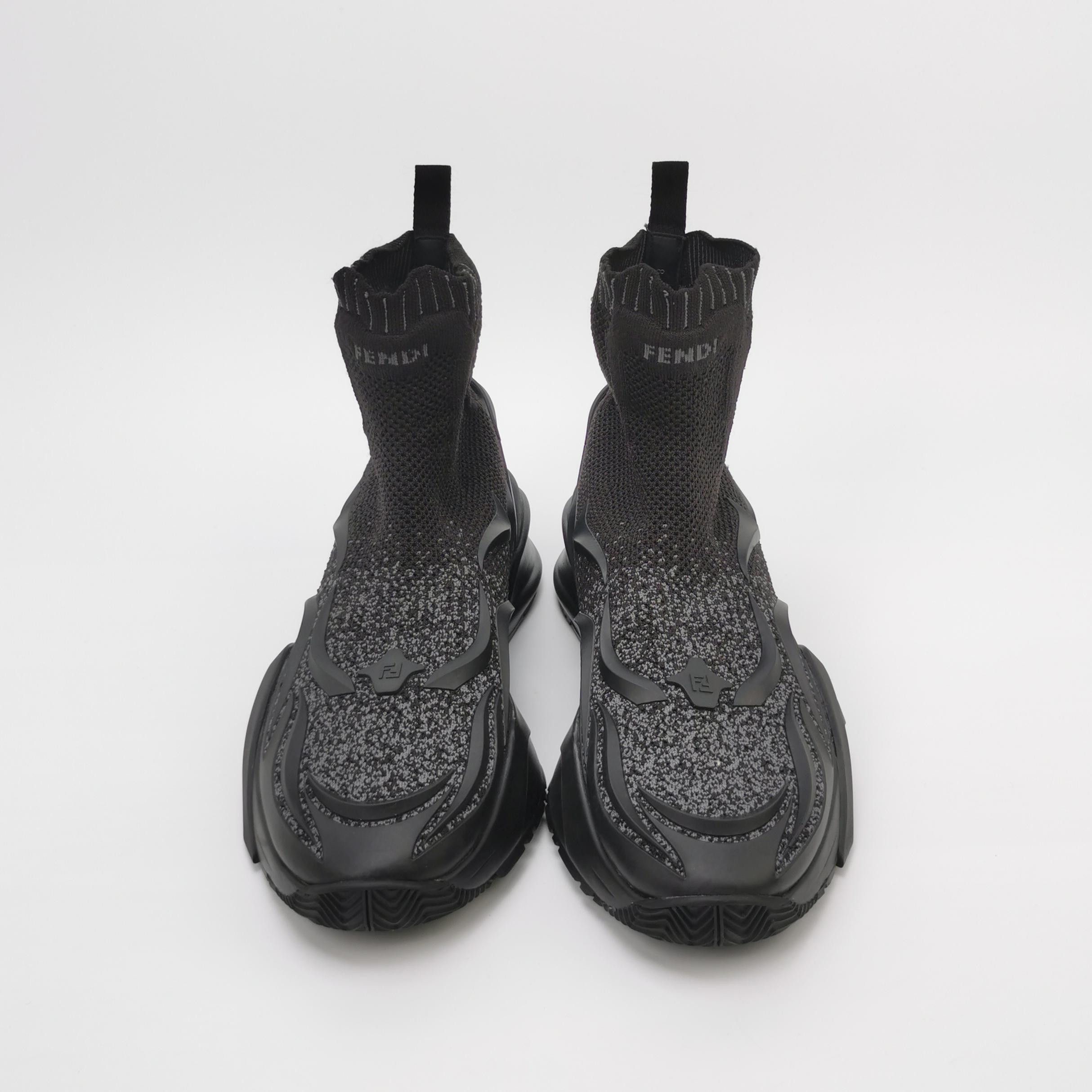 Fendi Fendi Flow Sock Logo Sneakers Size 42 Size US 9 / EU 42 - 4 Thumbnail