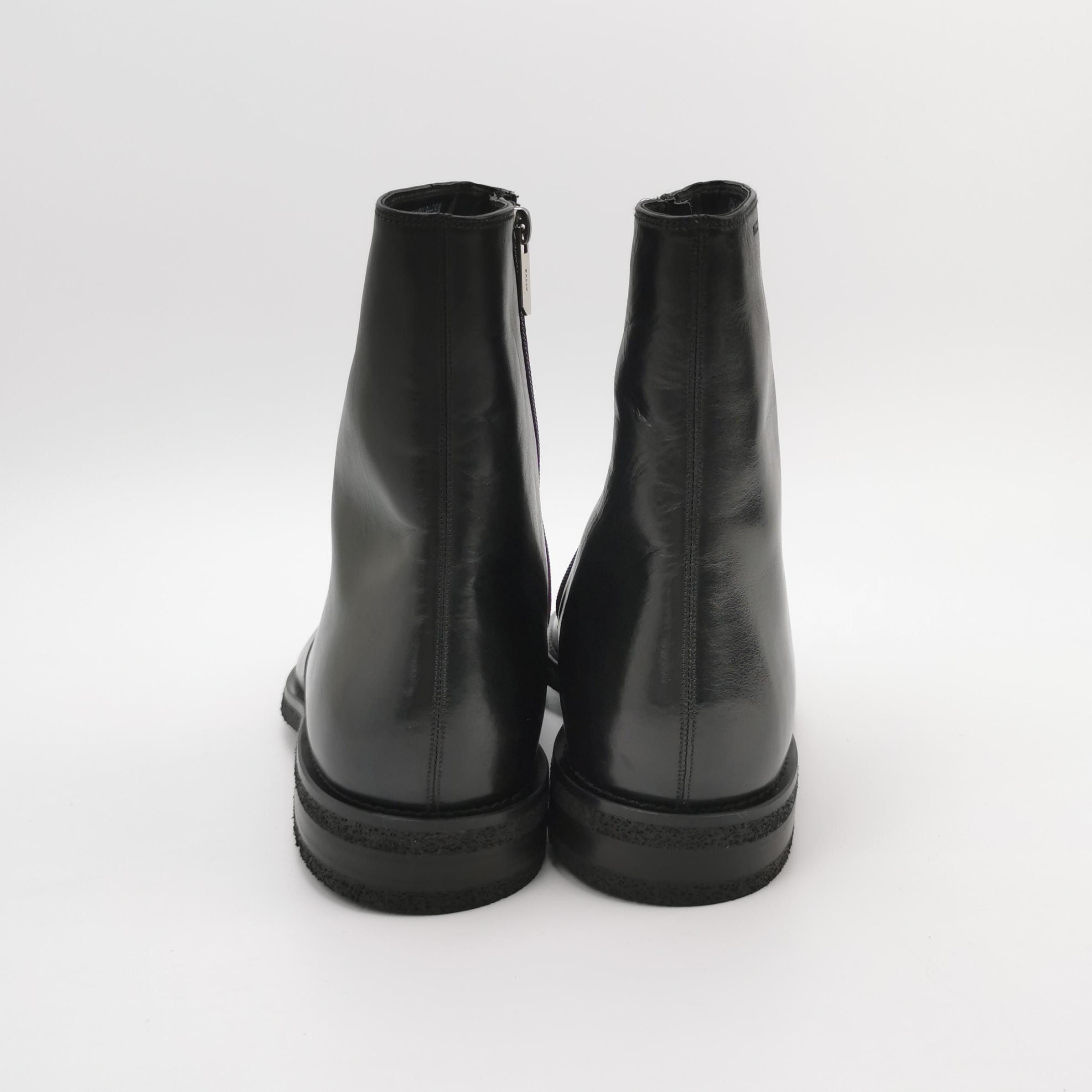 Bally Bally Leather Side Zip Boots EU 10.5 Size US 11 / EU 44 - 5 Thumbnail