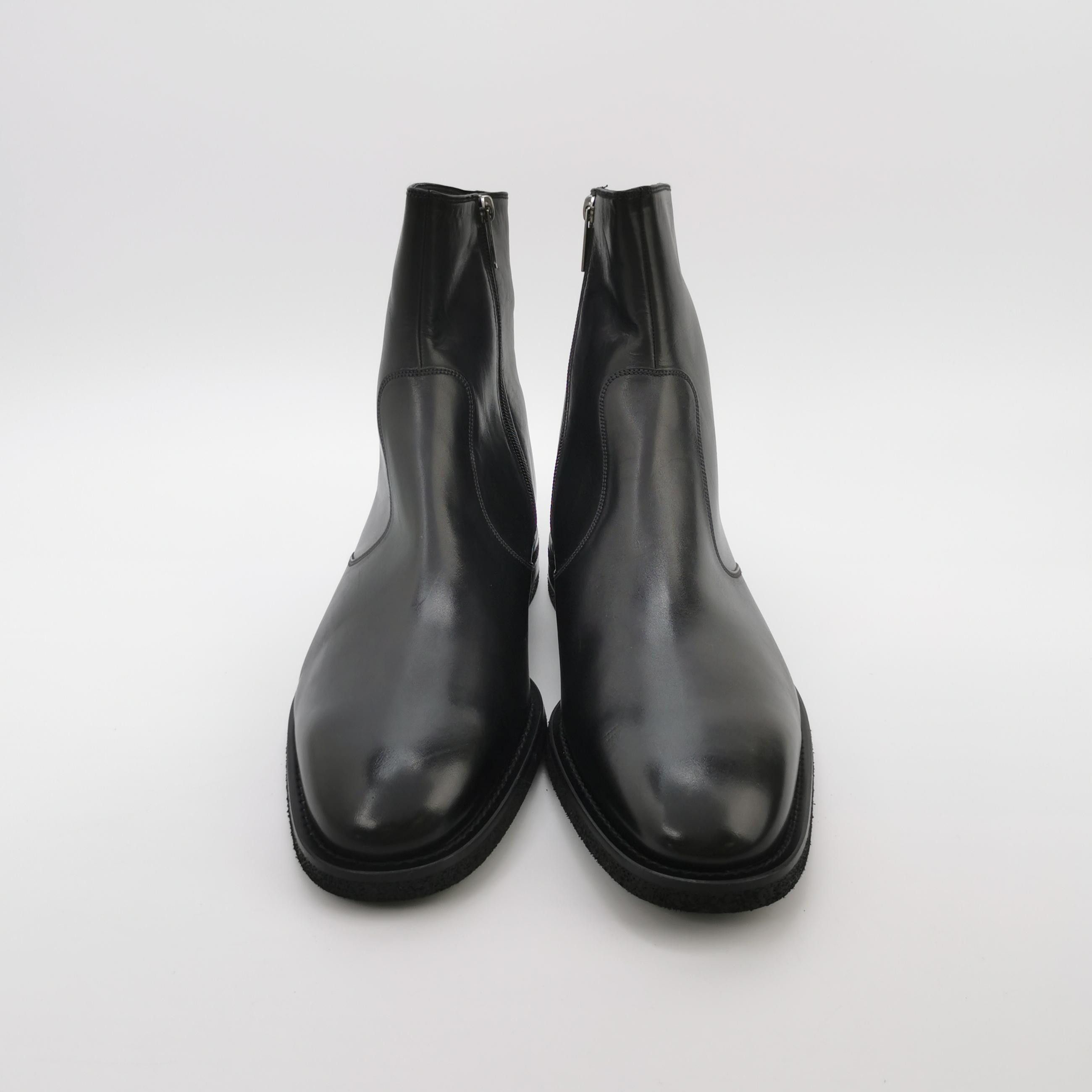 Bally Bally Leather Side Zip Boots EU 10.5 Size US 11 / EU 44 - 4 Thumbnail