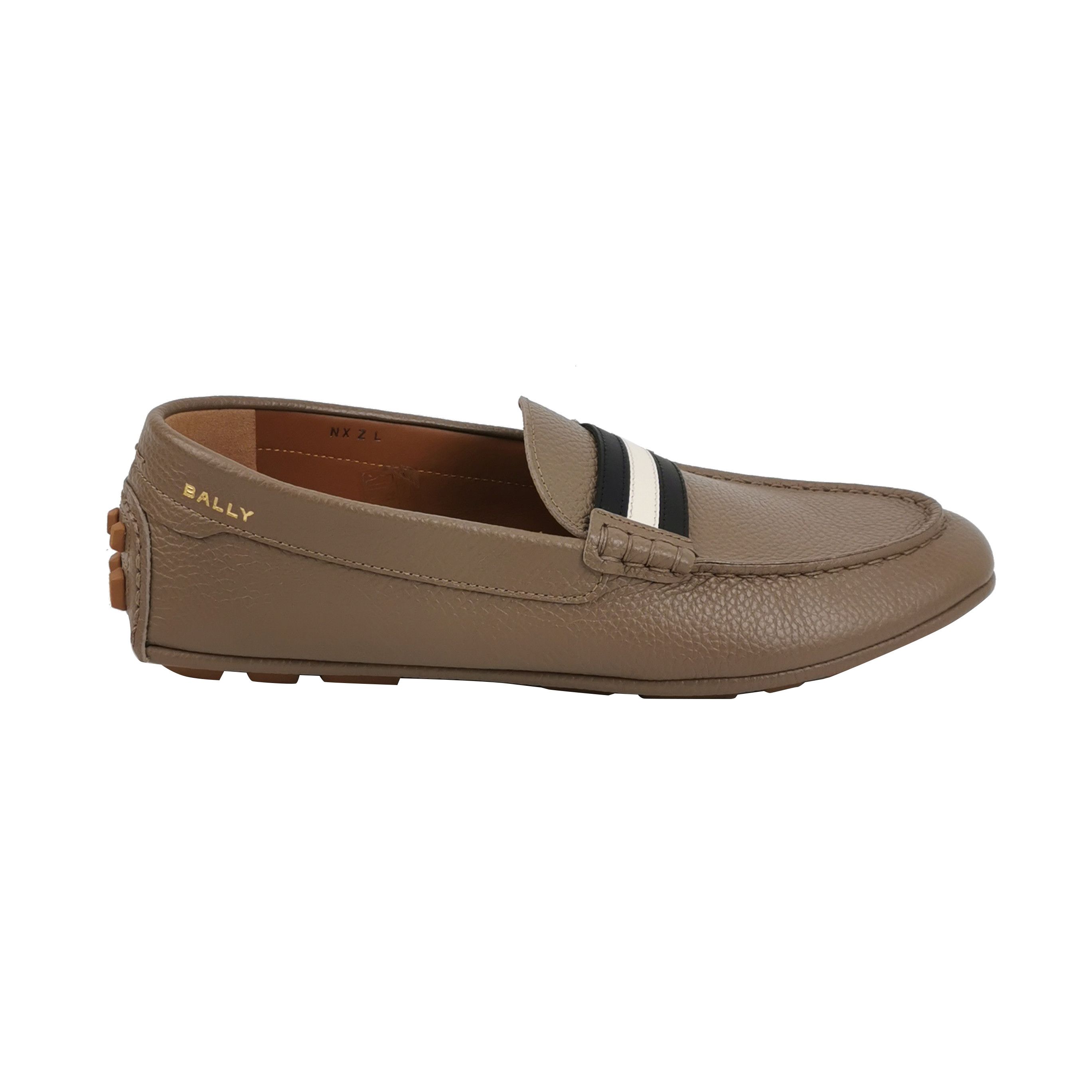 Bally Bally Striped Grained Leather Loafers EU 41.5 Size US 8 / EU 41 - 2 Thumbnail