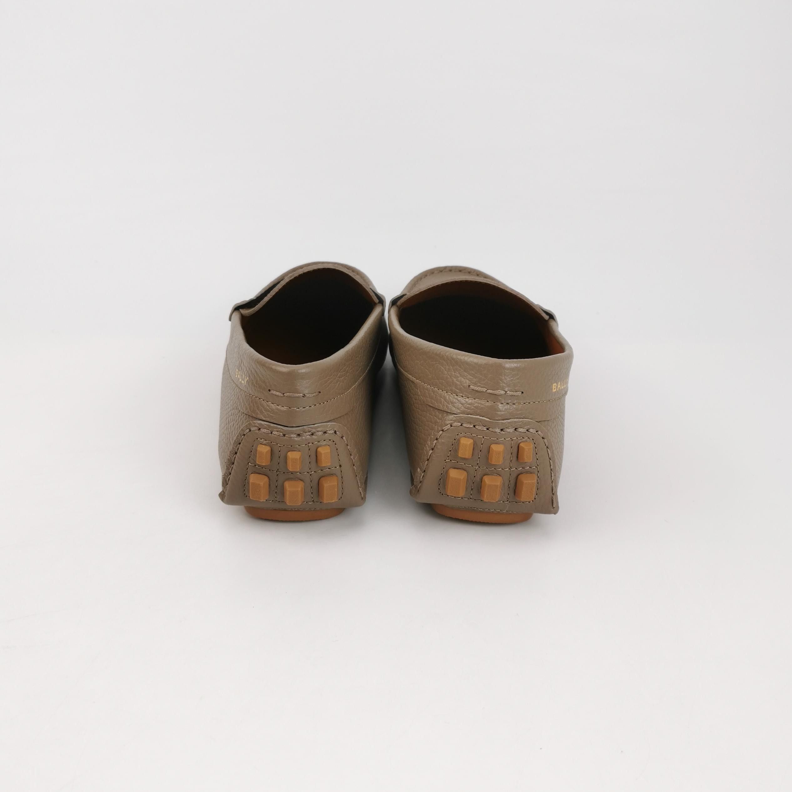 Bally Bally Striped Grained Leather Loafers EU 41.5 Size US 8 / EU 41 - 5 Thumbnail