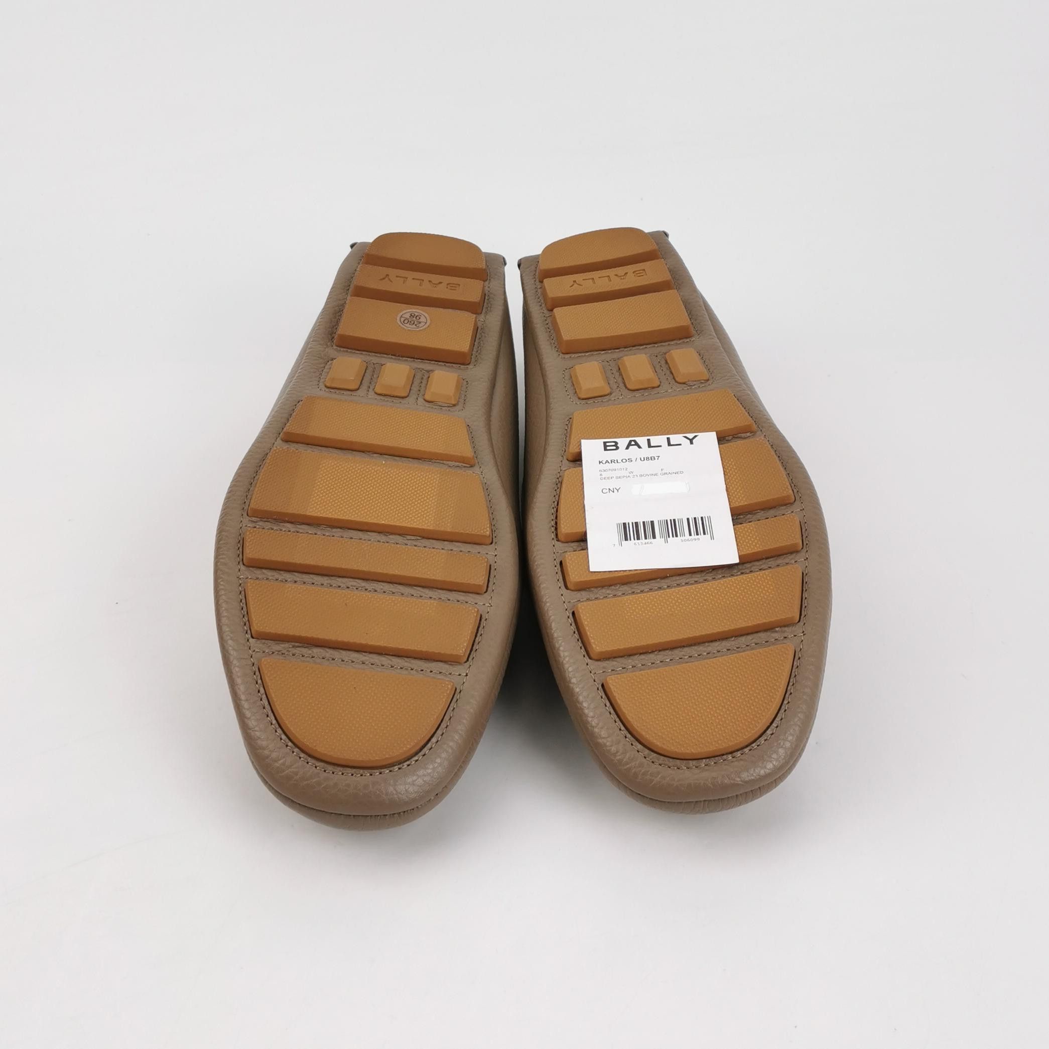Bally Bally Striped Logo Leather Loafers Size 9 Size US 9 / EU 42 - 6 Thumbnail