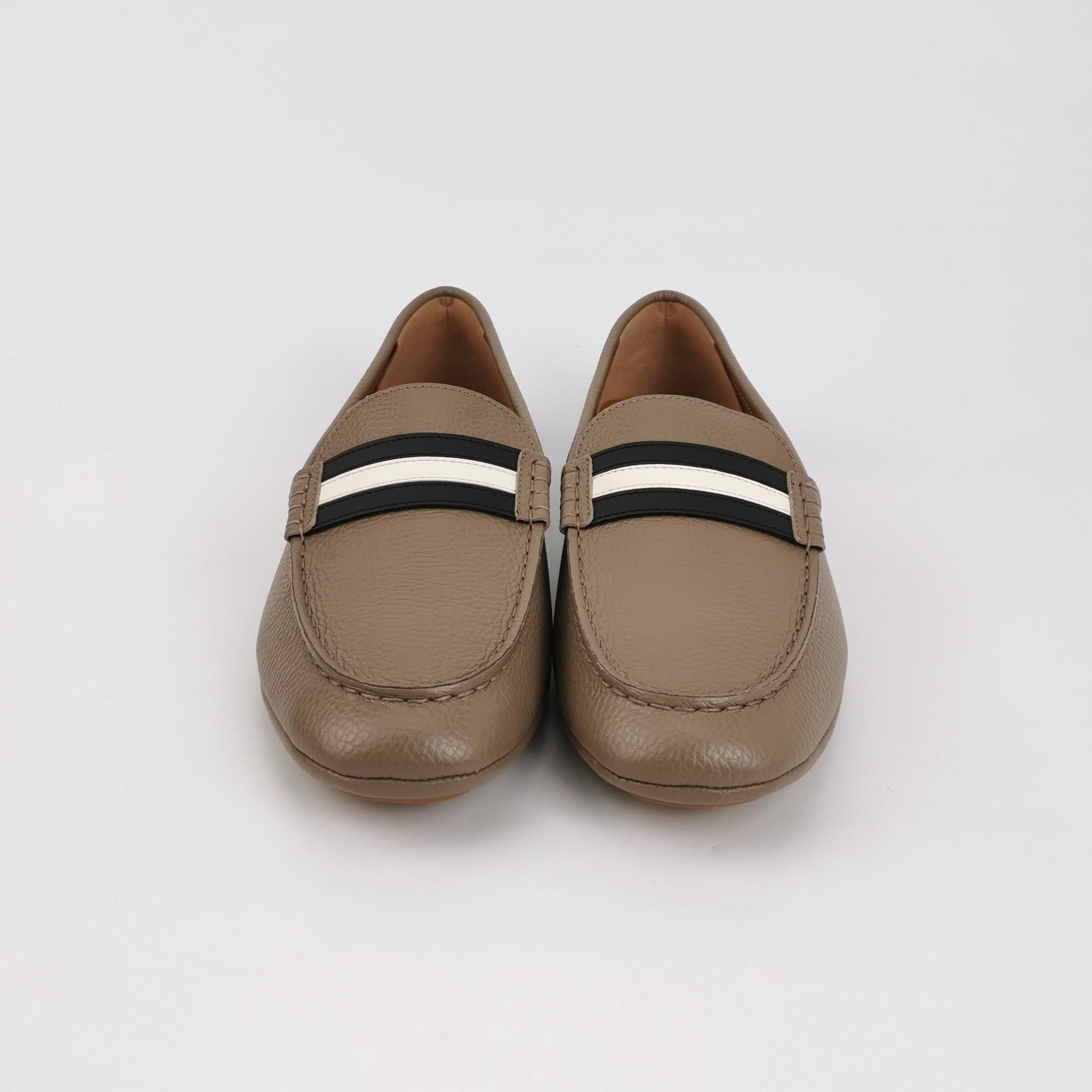 Bally Bally Stripe Pebble Leather Loafers EU 41.5 Size US 8 / EU 41 - 4 Thumbnail