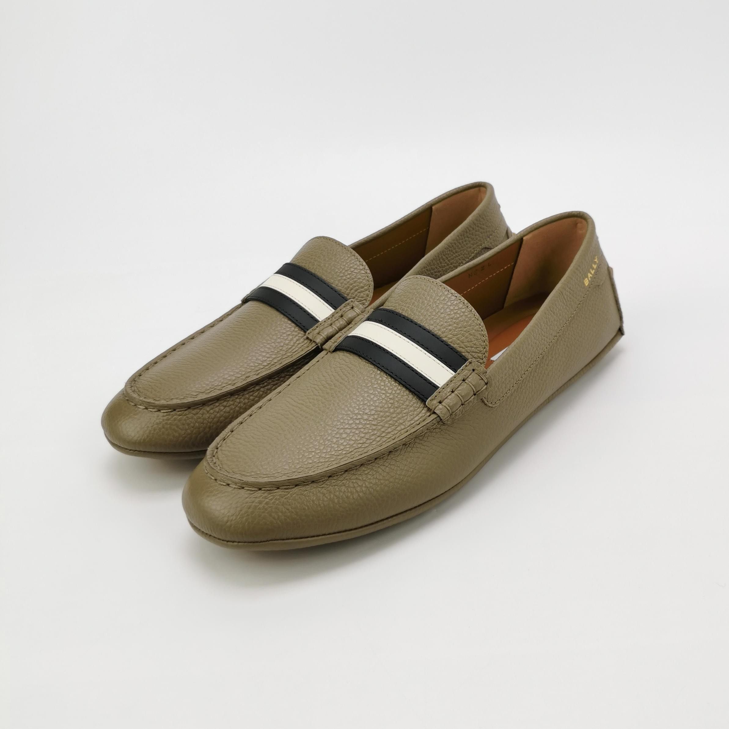 Bally Bally Striped Grained Leather Driving Loafers 43 Size US 10 / EU 43 - 3 Thumbnail