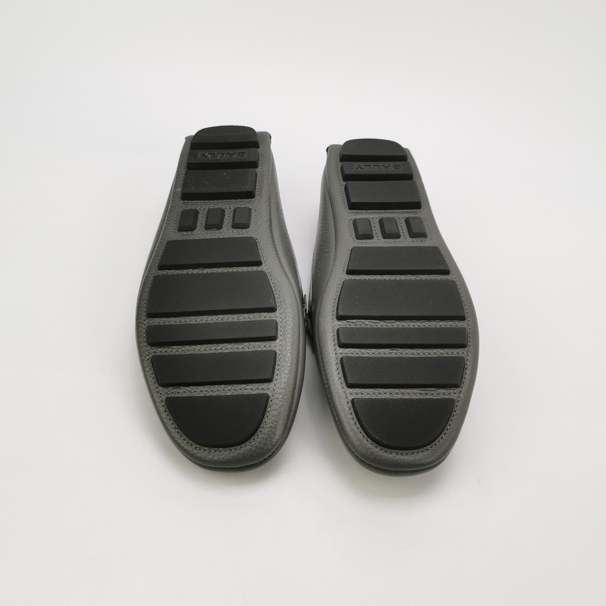 Bally Bally Striped Grained Leather Slip Ons 40.5 Size US 7 / EU 40 - 6 Thumbnail