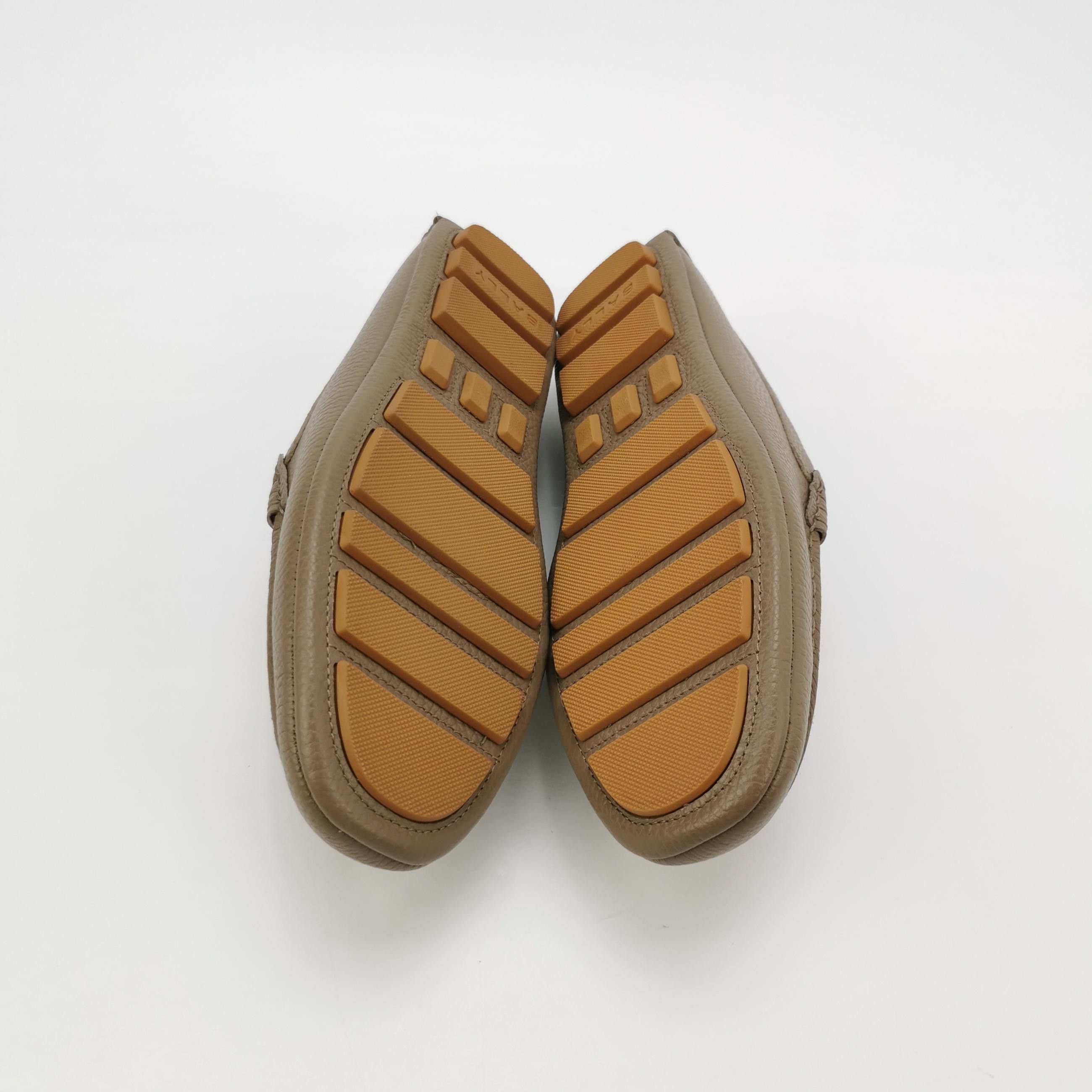 Bally Bally Grained Leather Striped Loafers EU 40.5 Size US 7 / EU 40 - 6 Thumbnail