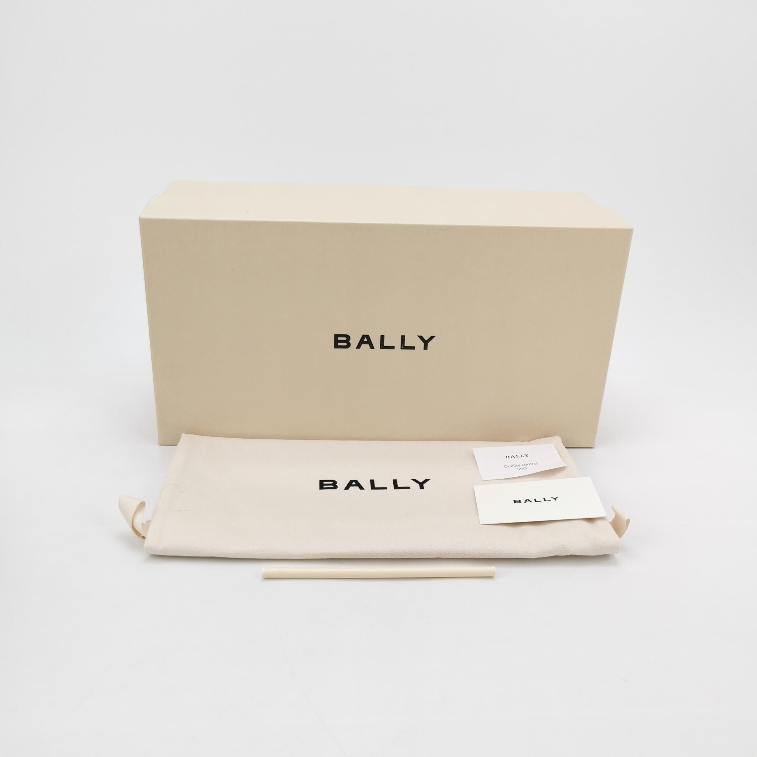 Bally Bally Grained Leather Striped Loafers EU 40.5 Size US 7 / EU 40 - 7 Thumbnail