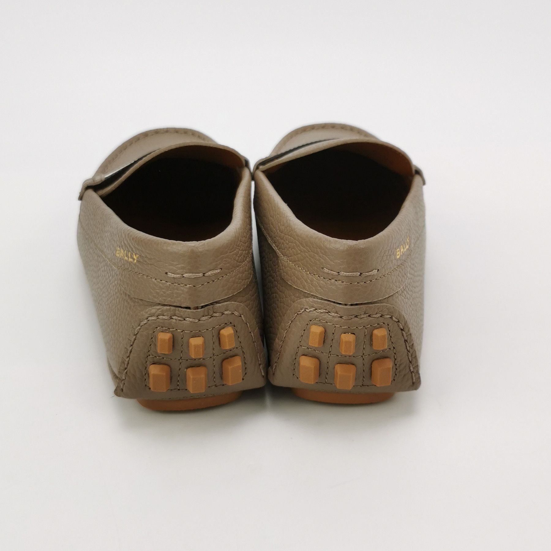 Bally Bally Grained Leather Striped Loafers EU 40.5 Size US 7 / EU 40 - 5 Thumbnail