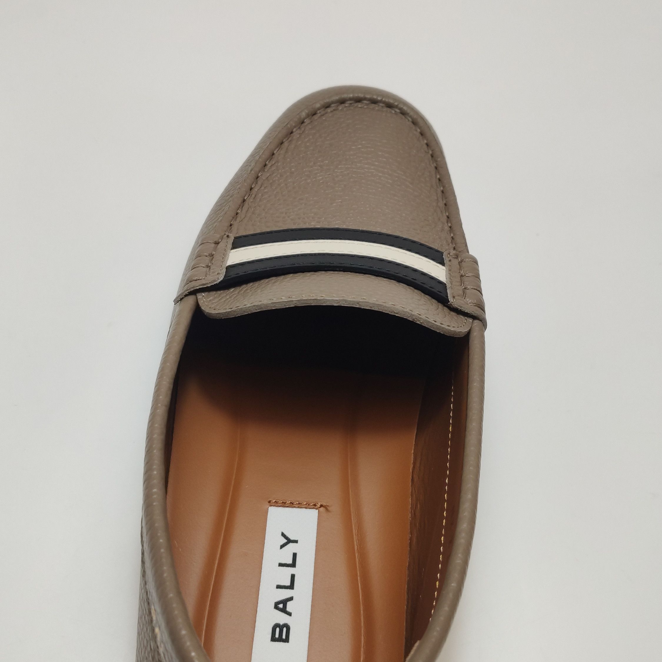 Bally Bally Stripe Grained Leather Loafers 41 Size US 8 / EU 41 - 11 Thumbnail