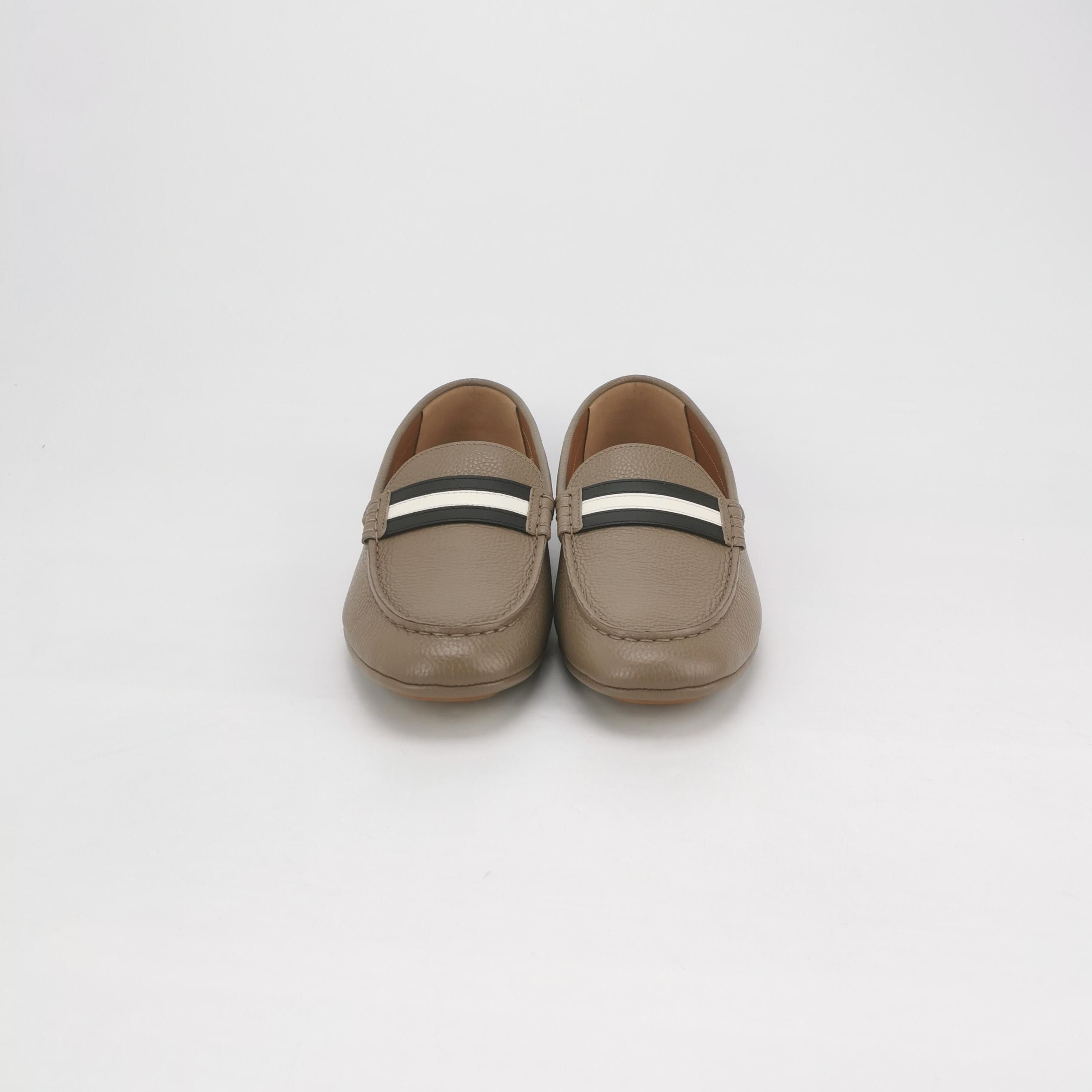 Bally Bally Stripe Grained Leather Loafers 41 Size US 8 / EU 41 - 4 Thumbnail