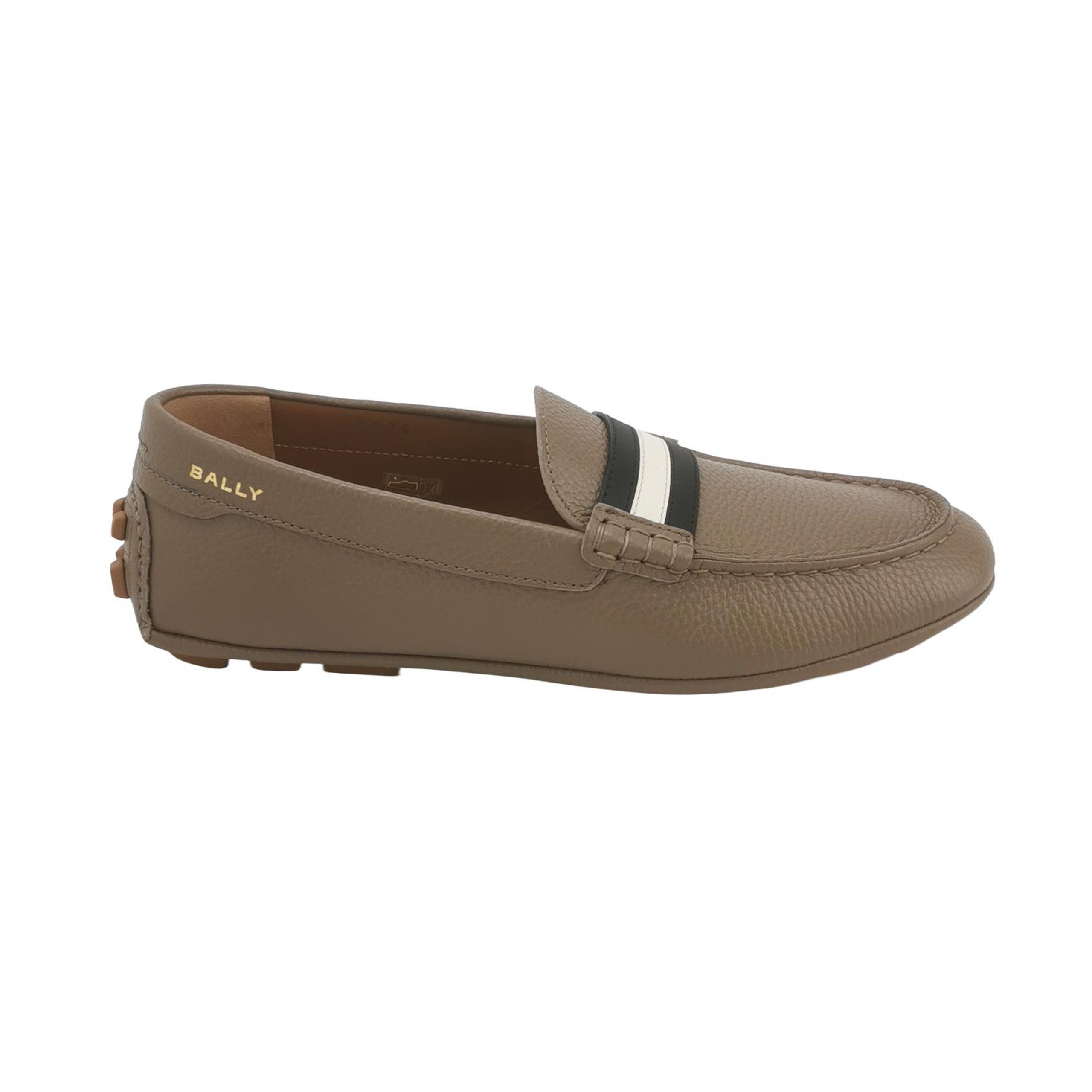 Bally Bally Grained Leather Stripe Loafers US 7.5 / EU 40-41 Size US 7 / EU 40 - 2 Thumbnail