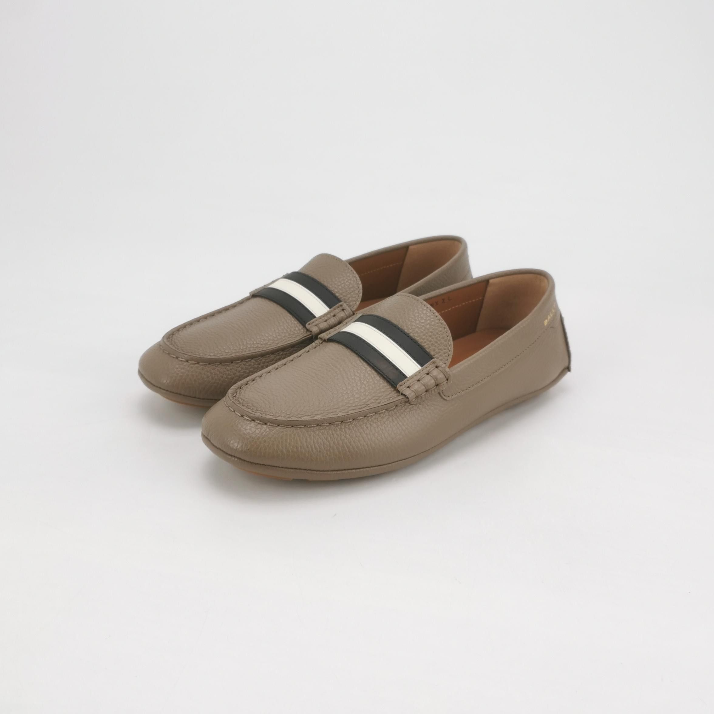 Bally Bally Grained Leather Stripe Loafers US 7.5 / EU 40-41 Size US 7 / EU 40 - 3 Thumbnail