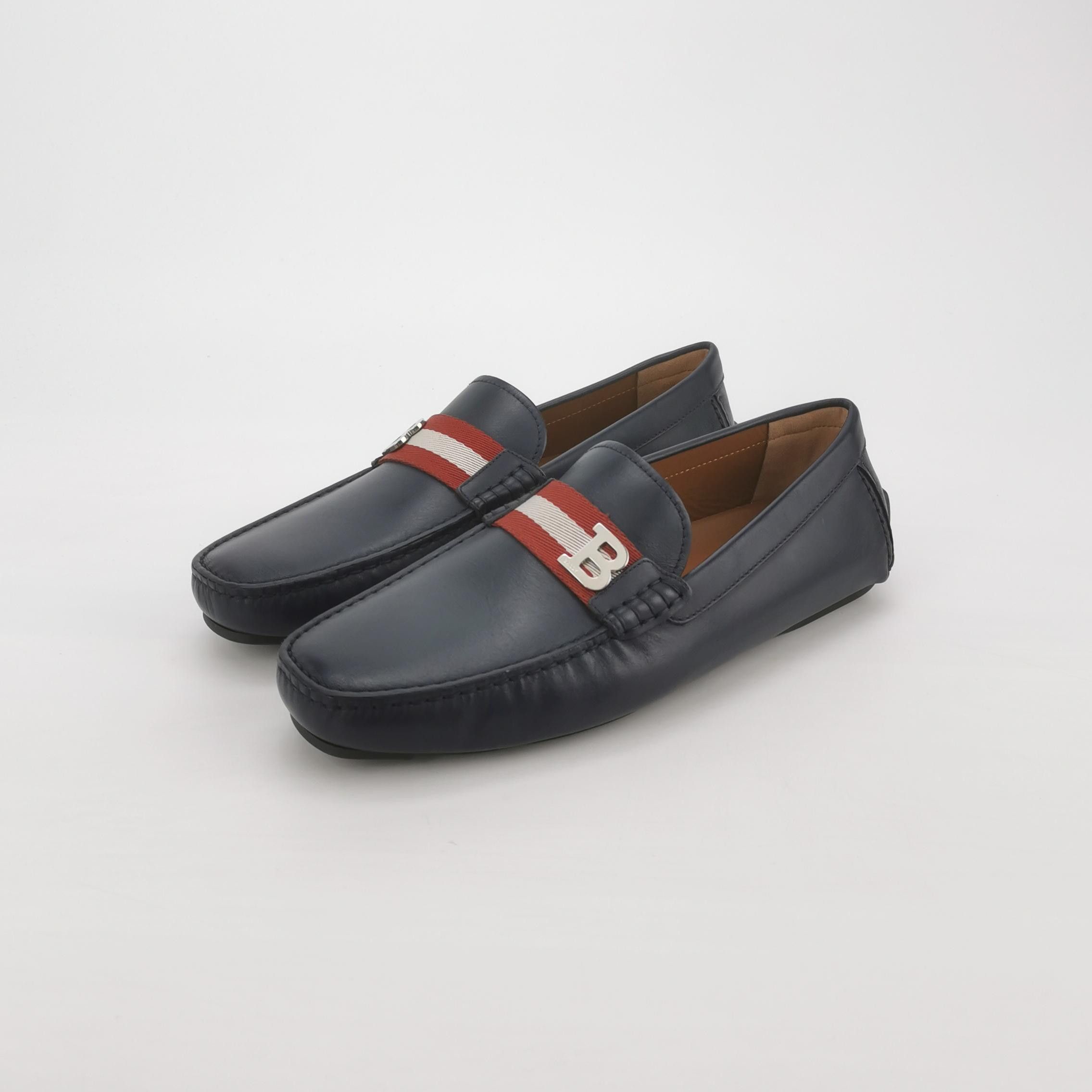 Bally Bally Stripe Logo Leather Driving Shoes 41 Size US 8 / EU 41 - 3 Thumbnail