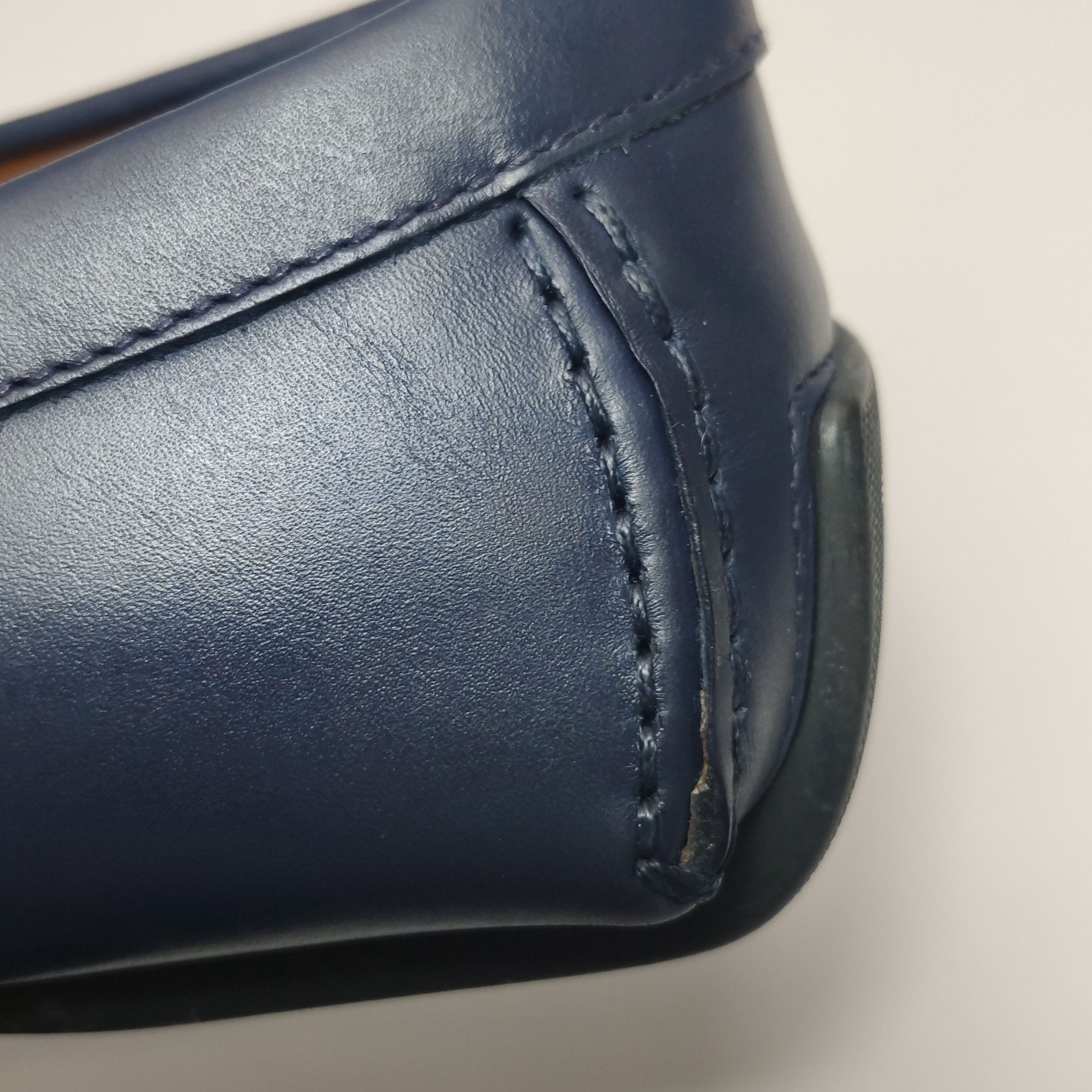 Bally Bally B-Logo Striped Leather Loafers 41.5 Size US 8 / EU 41 - 8 Thumbnail