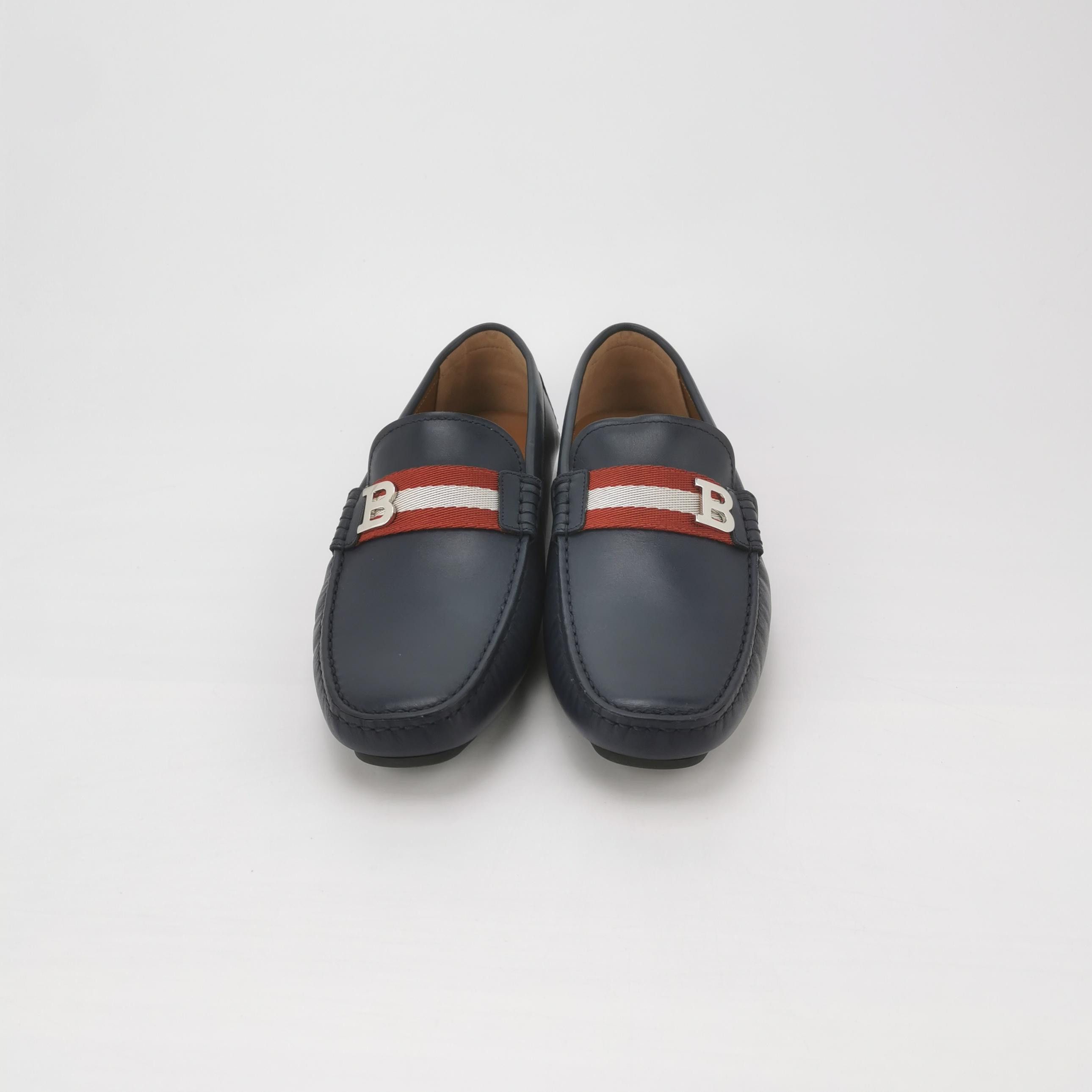 Bally Bally Stripe B Logo Leather Loafers Size 41 Size US 8 / EU 41 - 4 Thumbnail