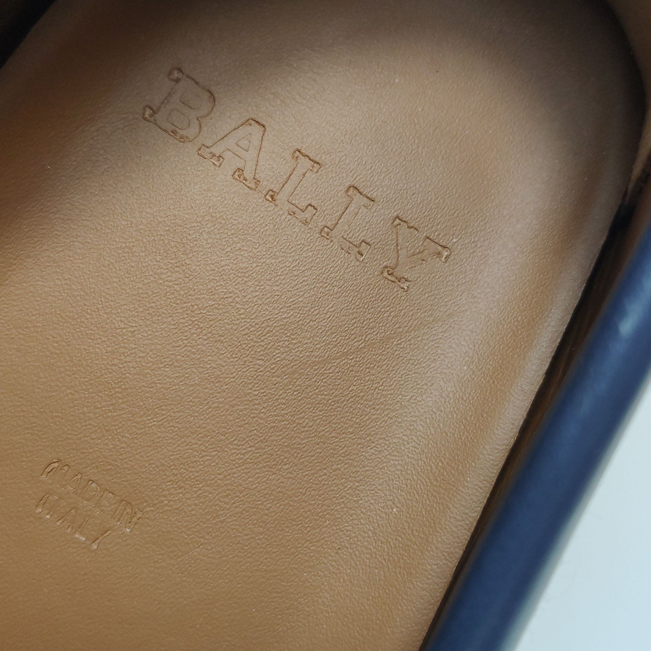 Bally Bally Stripe Logo Leather Loafers Size 42.5 Size US 9 / EU 42 - 12 Thumbnail