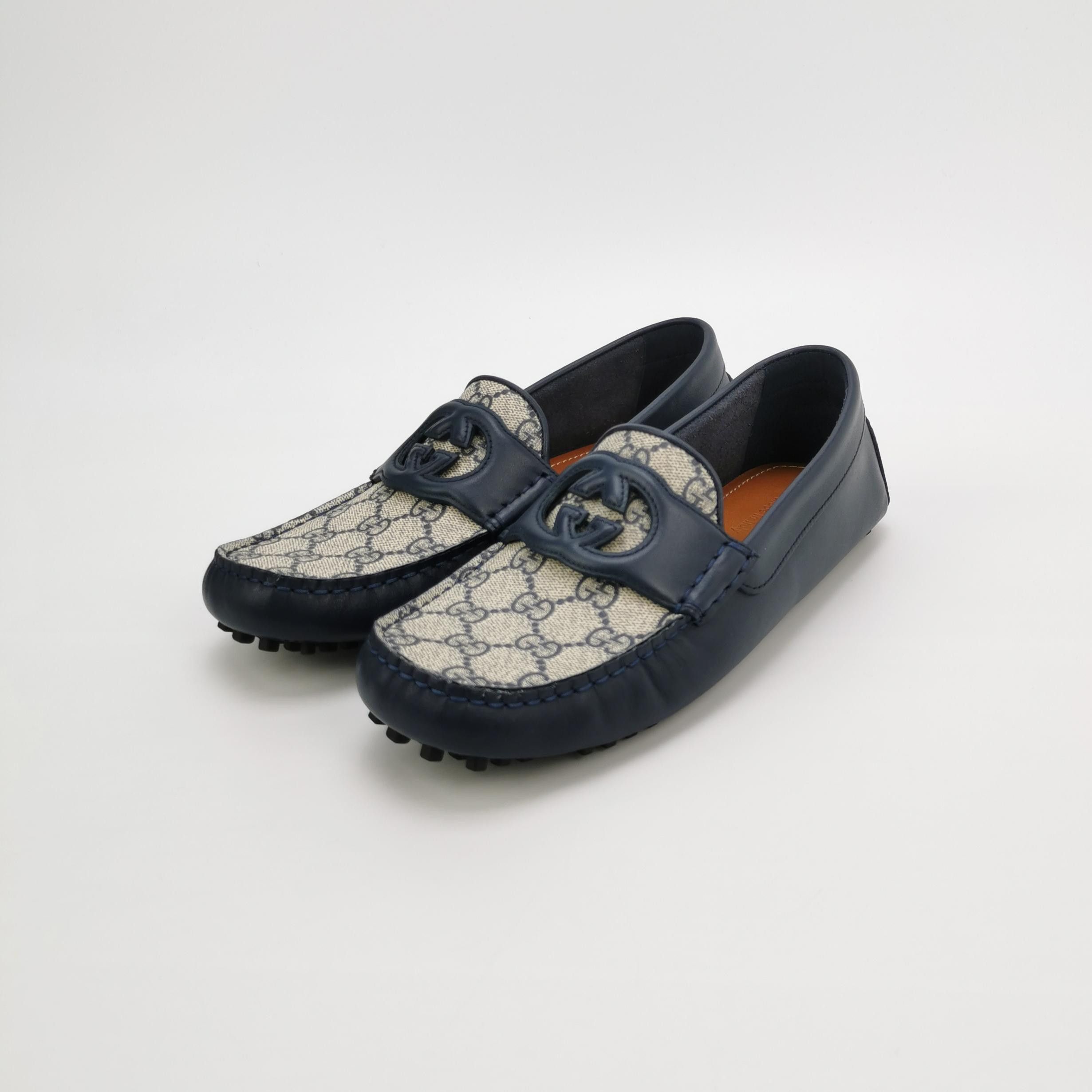 Gucci Gucci Monogram Interlocking G Driving Loafers 39.5 Size US 6 / EU 39 - 3 Thumbnail