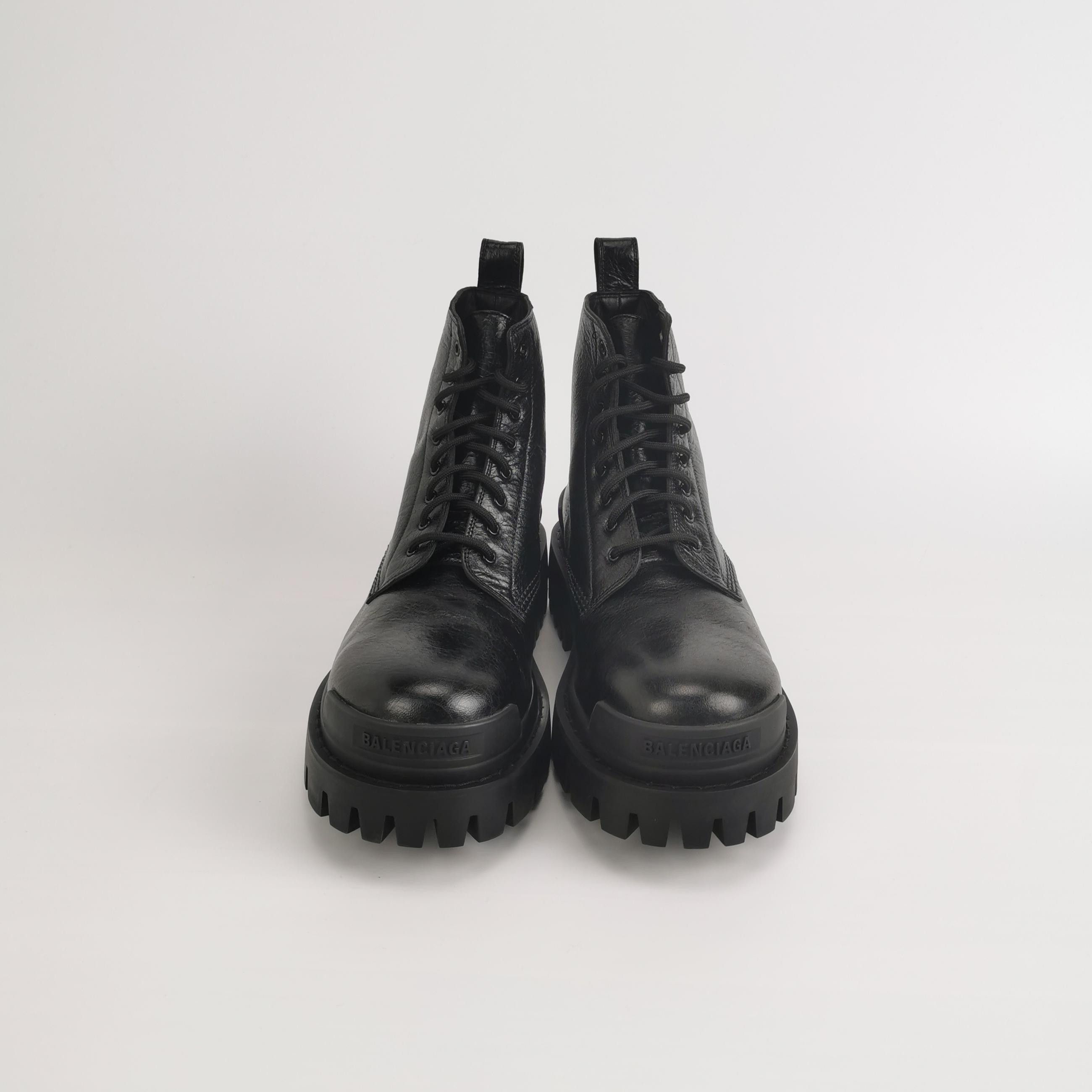 Balenciaga Balenciaga Strike Calfskin Leather Boots 40 Size US 7 / EU 40 - 4 Thumbnail