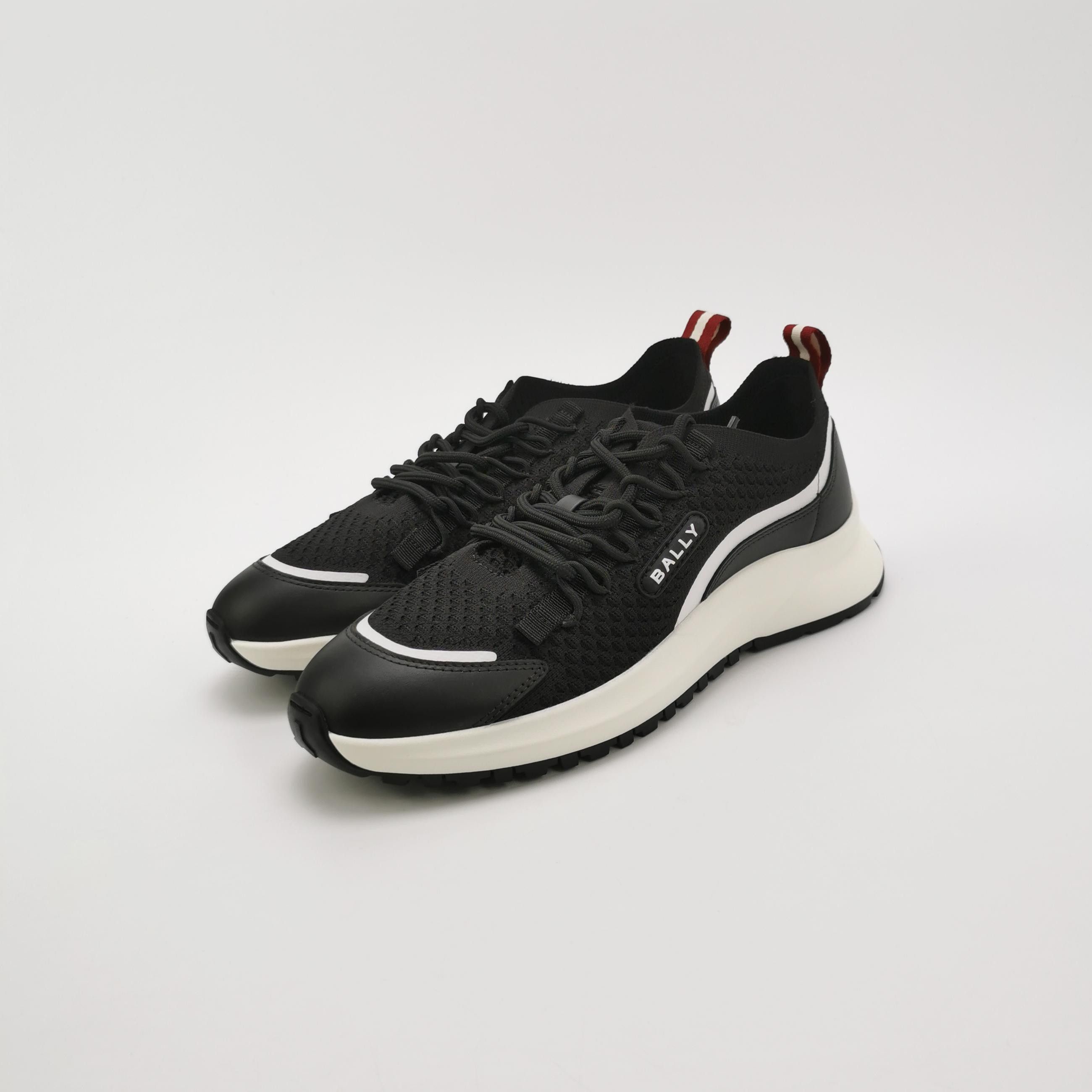 Bally Bally Outline Logo Leather Mesh Sneakers 42 Size US 9 / EU 42 - 3 Thumbnail