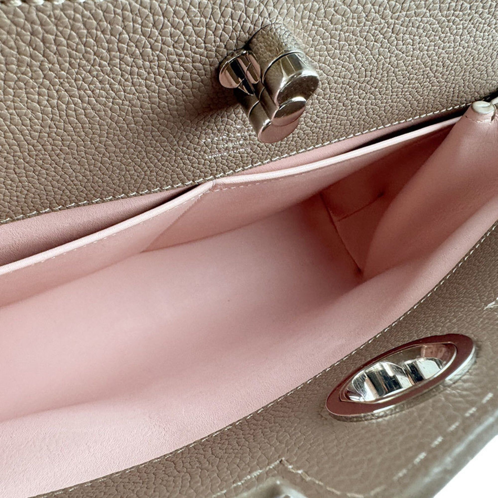 Louis Vuitton Louis Vuitton Handbag Shoulder Bag Astrid Leather Greige Pink Women's M54374 z9490 Size ONE SIZE - 6 Thumbnail