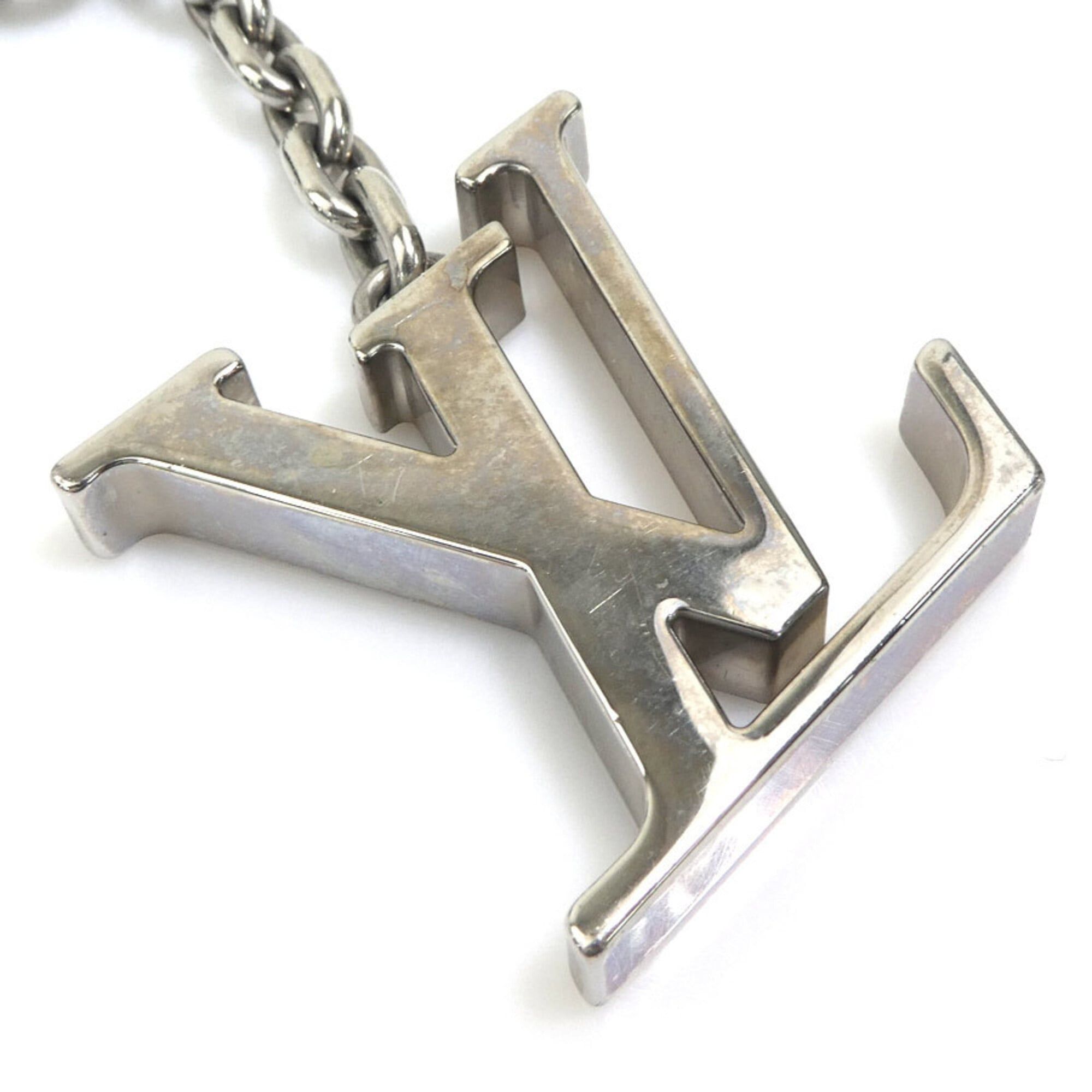 Louis Vuitton Louis Vuitton Charm Keyring Portefeuille LV Facet Metal Silver Men's Women's M65071 e61818i Size ONE SIZE - 8 Thumbnail