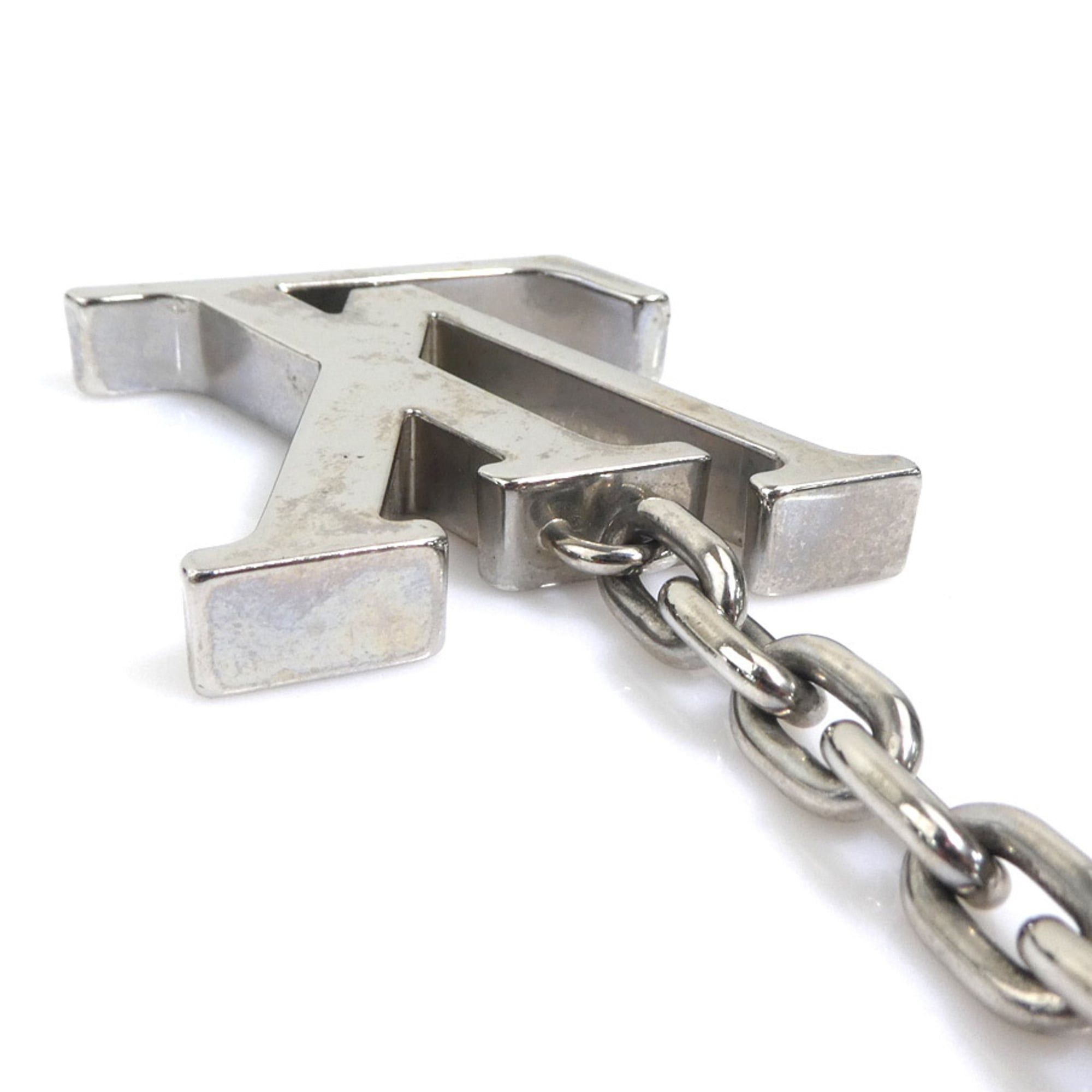 Louis Vuitton Louis Vuitton Charm Keyring Portefeuille LV Facet Metal Silver Men's Women's M65071 e61818i Size ONE SIZE - 6 Thumbnail