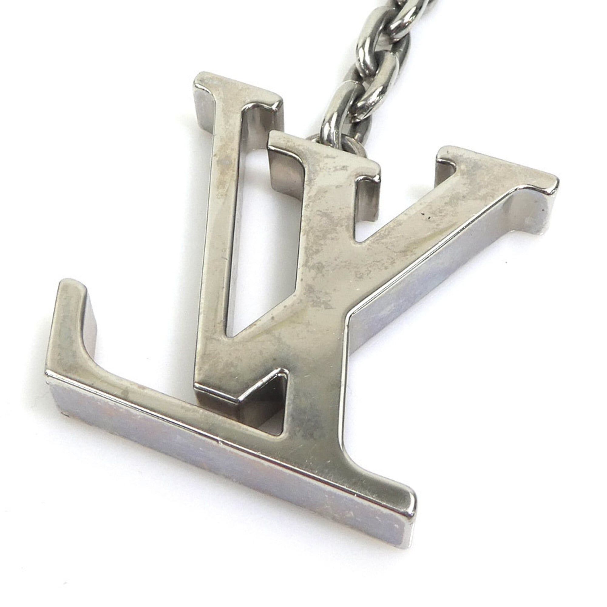 Louis Vuitton Louis Vuitton Charm Keyring Portefeuille LV Facet Metal Silver Men's Women's M65071 e61818i Size ONE SIZE - 5 Thumbnail