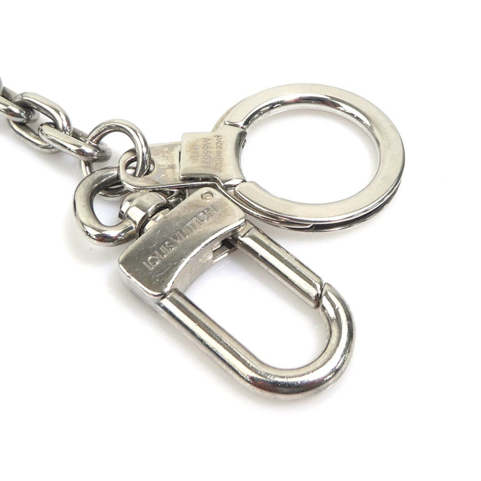 Louis Vuitton Louis Vuitton Charm Keyring Portefeuille LV Facet Metal Silver Men's Women's M65071 e61818i Size ONE SIZE - 7 Thumbnail