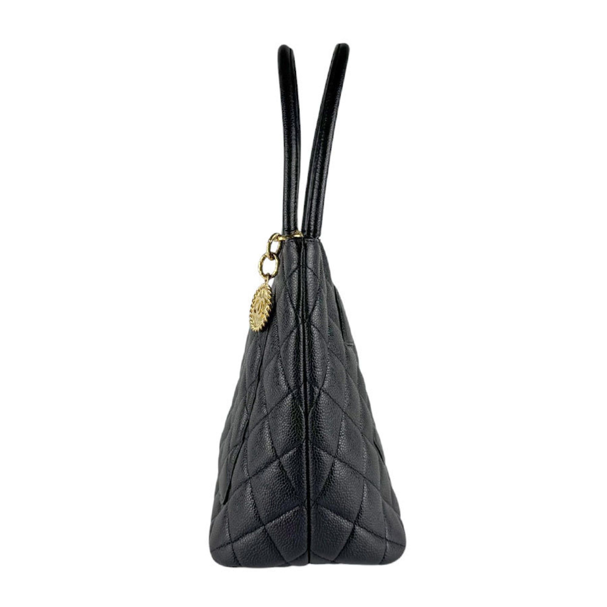 Chanel Chanel Handbag Reissue Tote Caviar Leather Black Women's z9455 Size ONE SIZE - 2 Thumbnail