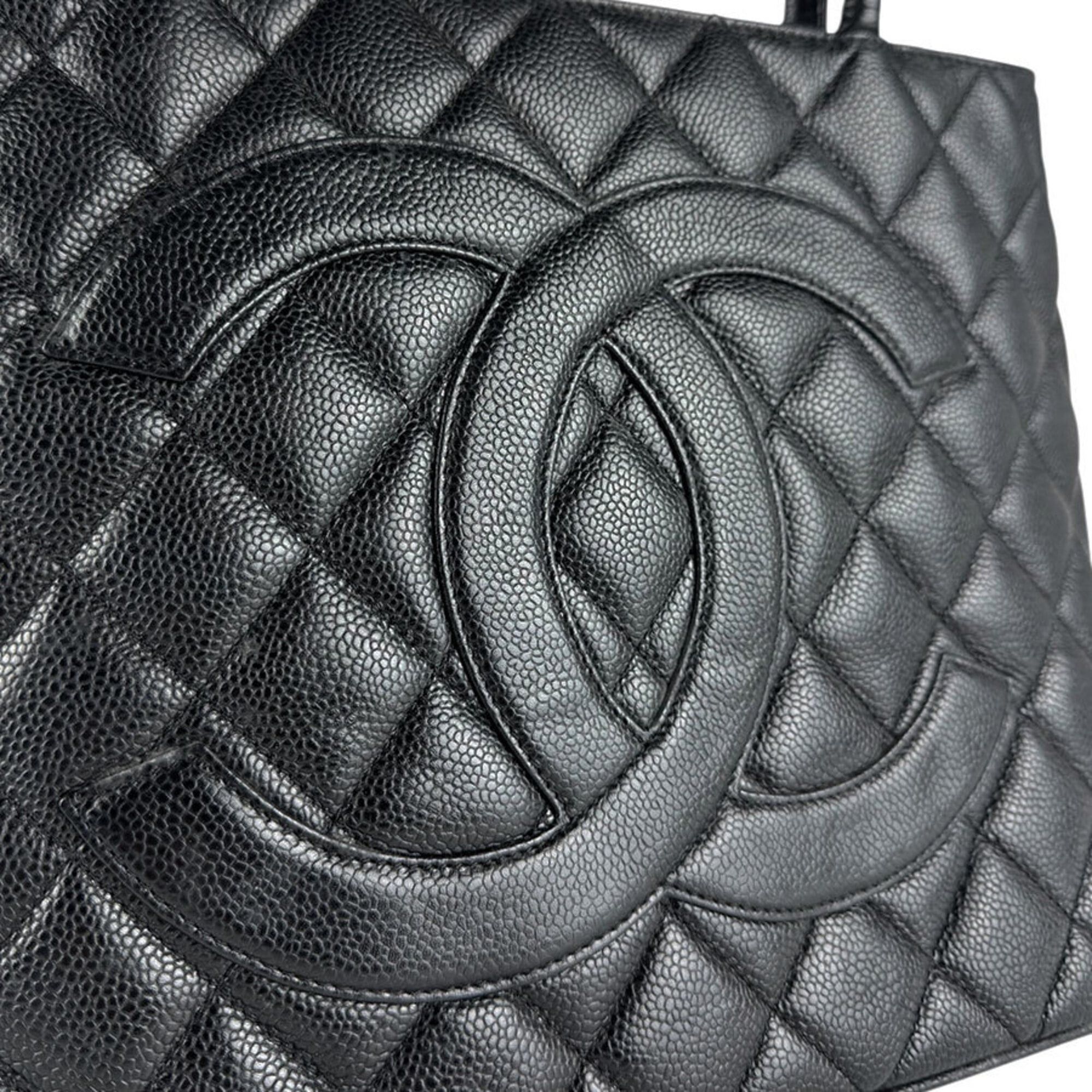 Chanel Chanel Handbag Reissue Tote Caviar Leather Black Women's z9455 Size ONE SIZE - 12 Thumbnail