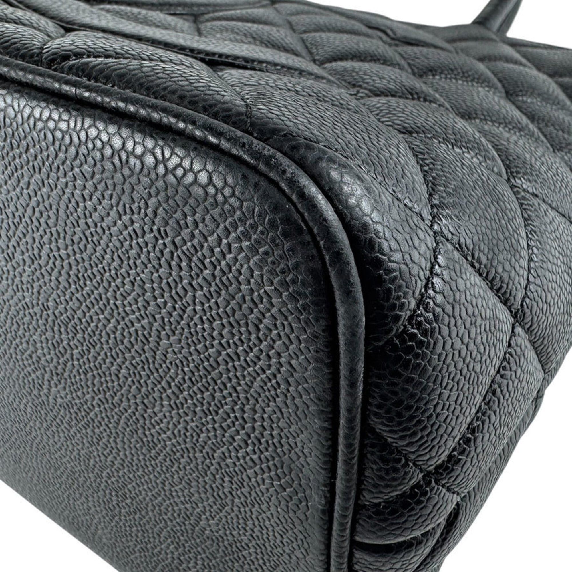 Chanel Chanel Handbag Reissue Tote Caviar Leather Black Women's z9455 Size ONE SIZE - 9 Thumbnail