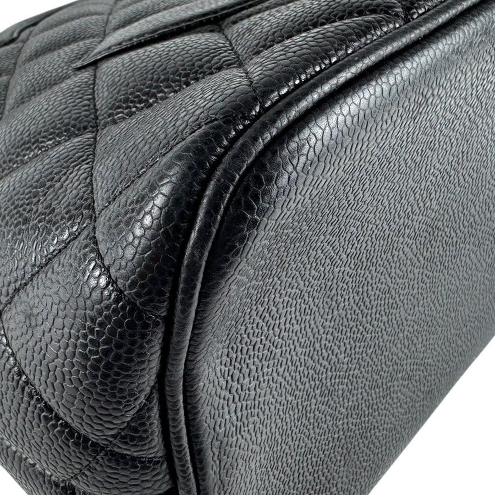Chanel Chanel Handbag Reissue Tote Caviar Leather Black Women's z9455 Size ONE SIZE - 8 Thumbnail