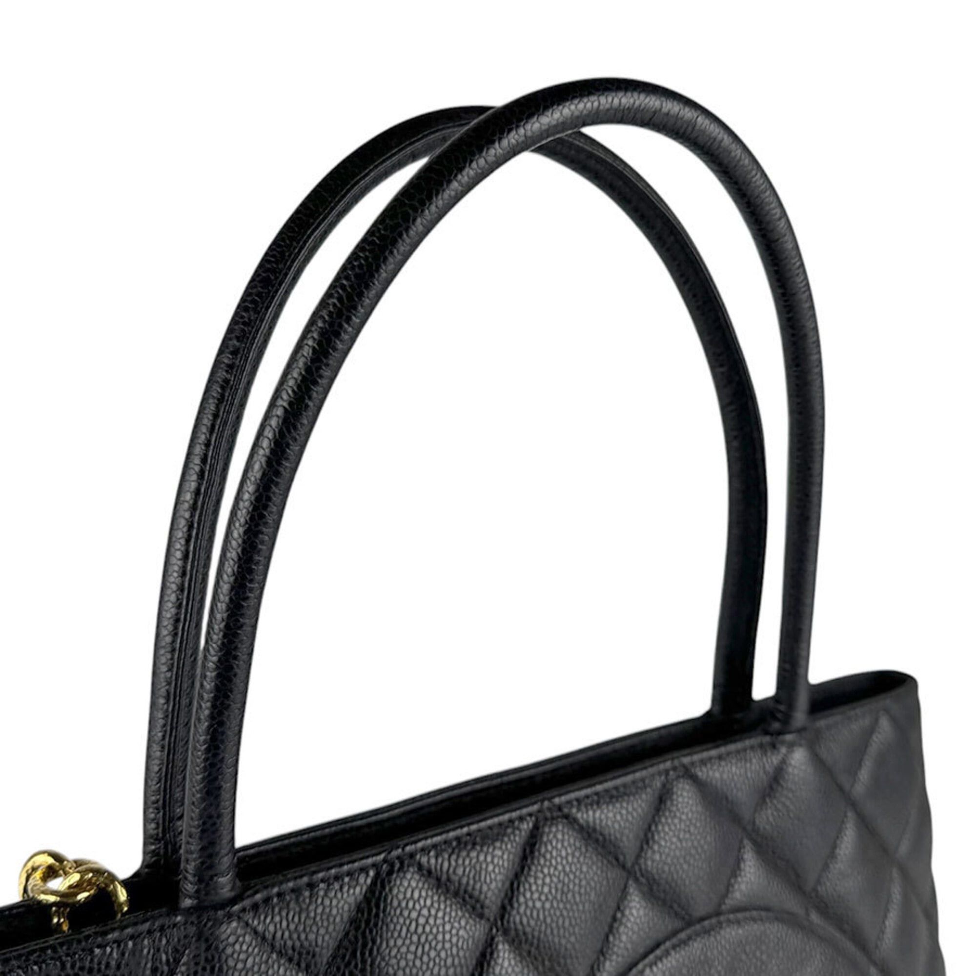 Chanel Chanel Handbag Reissue Tote Caviar Leather Black Women's z9455 Size ONE SIZE - 10 Thumbnail