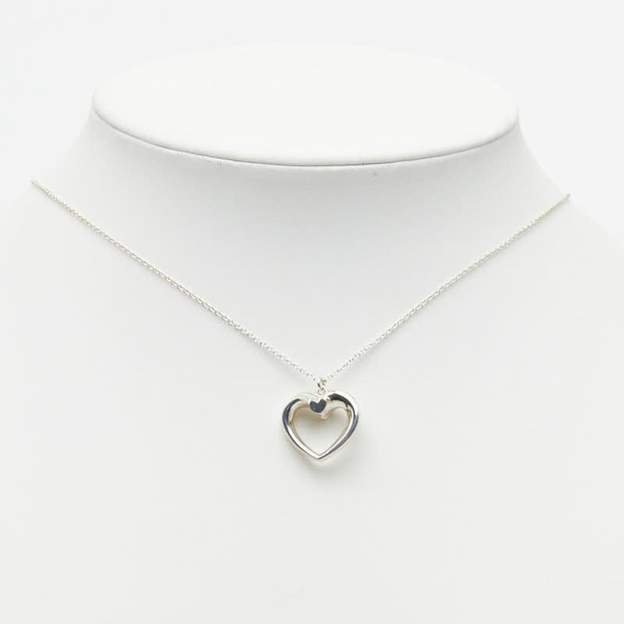 Tiffany & Co. Tiffany & Co. Paloma Picasso New Tenderness Heart Chain Pendant Necklace, SV925 Silver, Women's. Size ONE SIZE - 7 Thumbnail