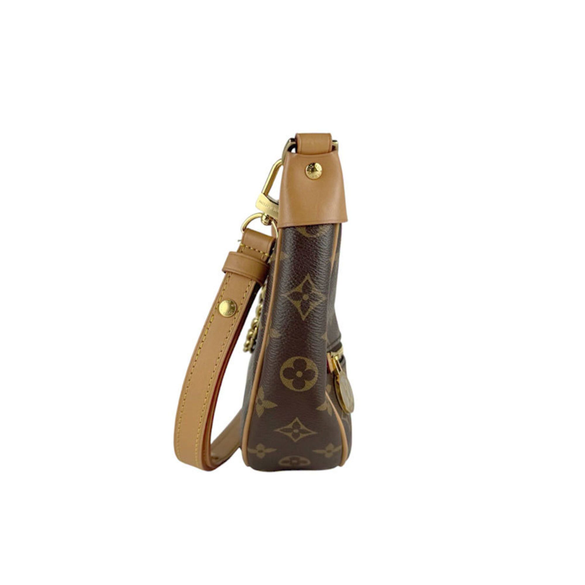 Louis Vuitton Louis Vuitton Shoulder Bag Monogram Loop Canvas Brown Women's M81098 z9499 Size ONE SIZE - 2 Thumbnail