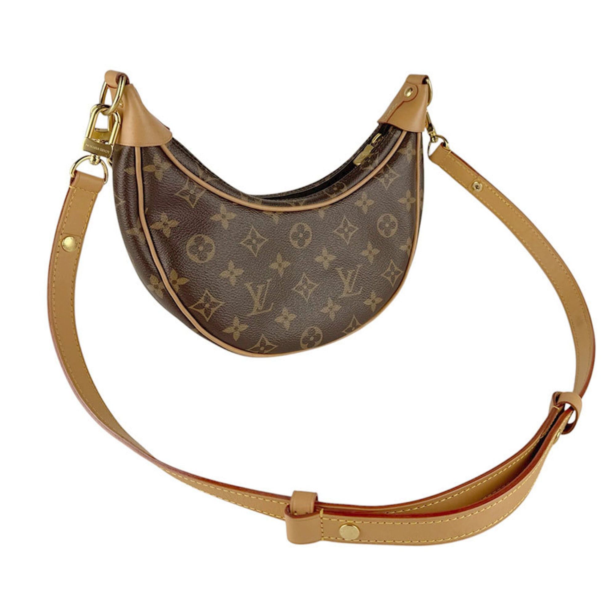 Louis Vuitton Louis Vuitton Shoulder Bag Monogram Loop Canvas Brown Women's M81098 z9499 Size ONE SIZE - 11 Thumbnail
