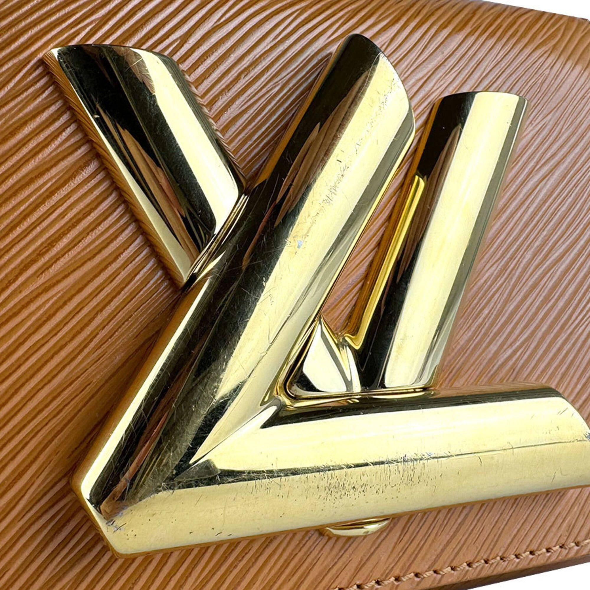Louis Vuitton Louis Vuitton Shoulder Bag Epi Twist Lock XL Leather Camel Women's M22297 z9493 Size ONE SIZE - 12 Thumbnail