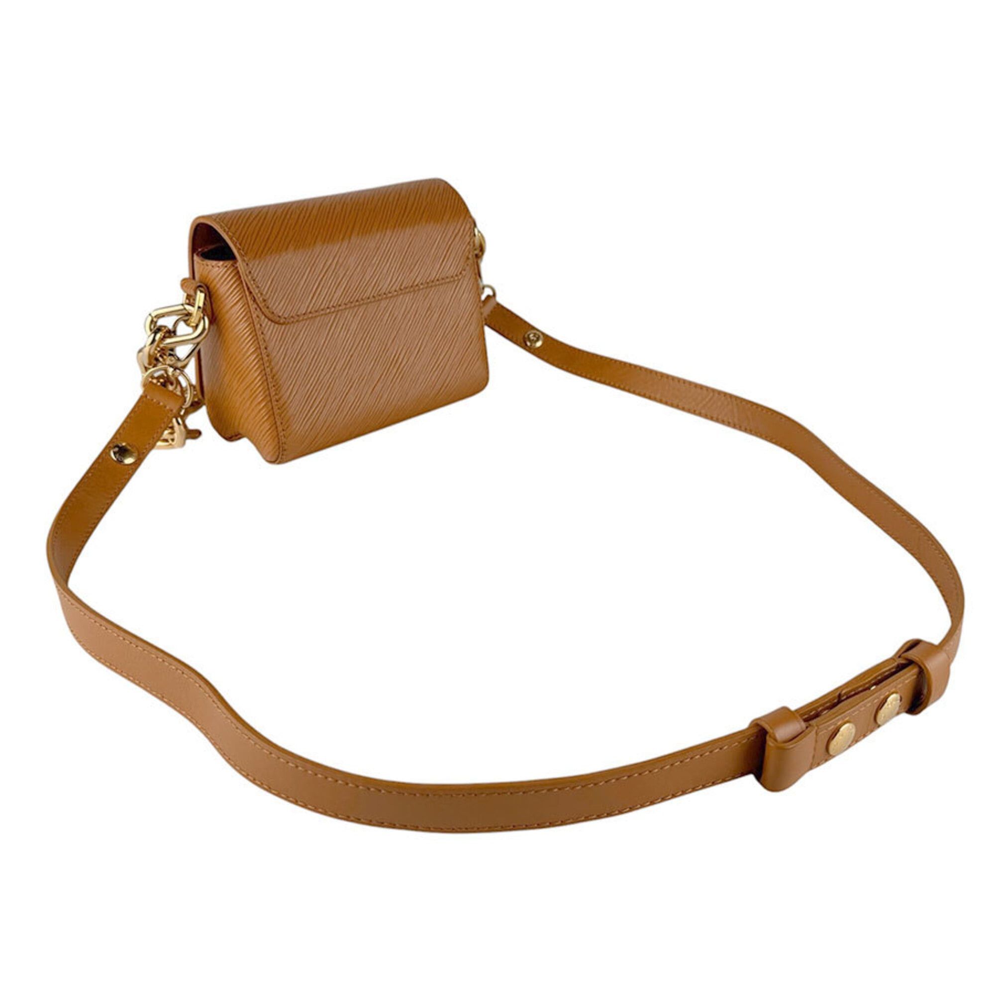 Louis Vuitton Louis Vuitton Shoulder Bag Epi Twist Lock XL Leather Camel Women's M22297 z9493 Size ONE SIZE - 11 Thumbnail