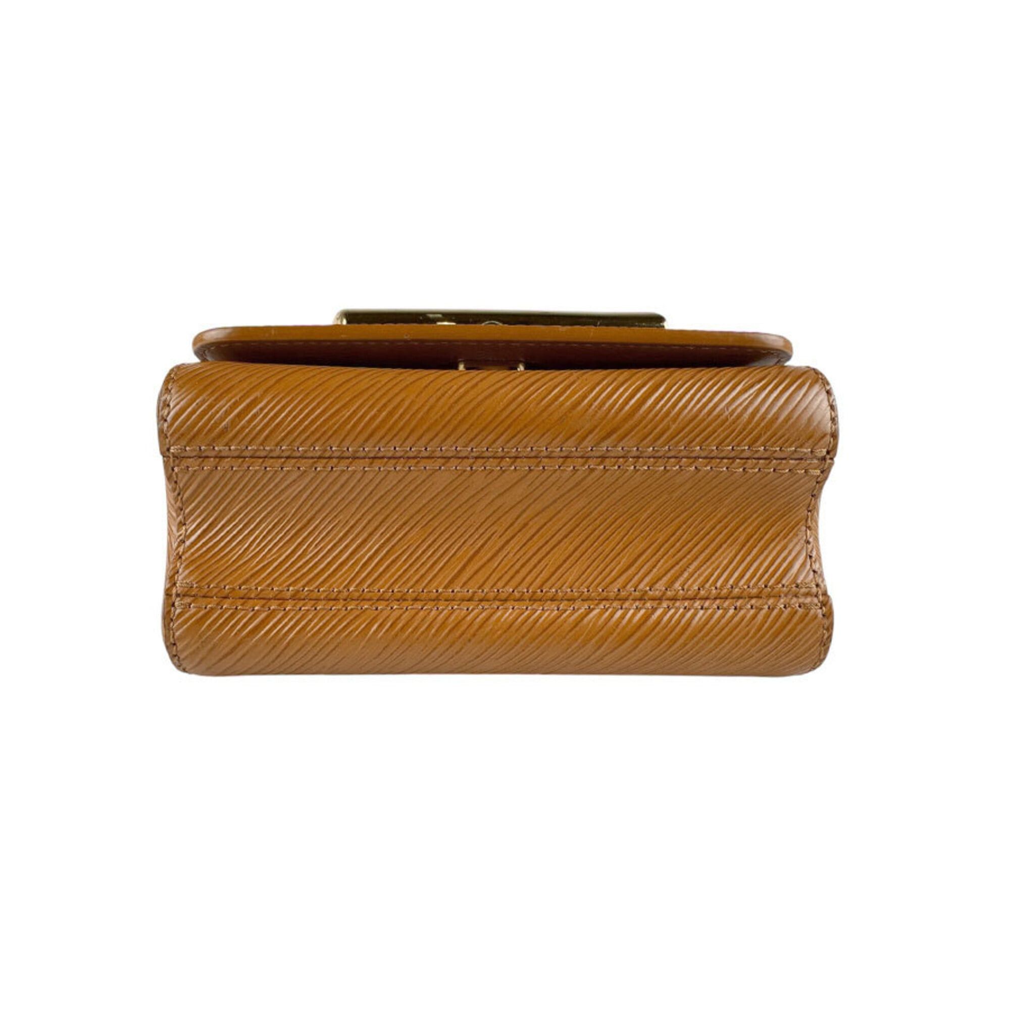 Louis Vuitton Louis Vuitton Shoulder Bag Epi Twist Lock XL Leather Camel Women's M22297 z9493 Size ONE SIZE - 4 Thumbnail
