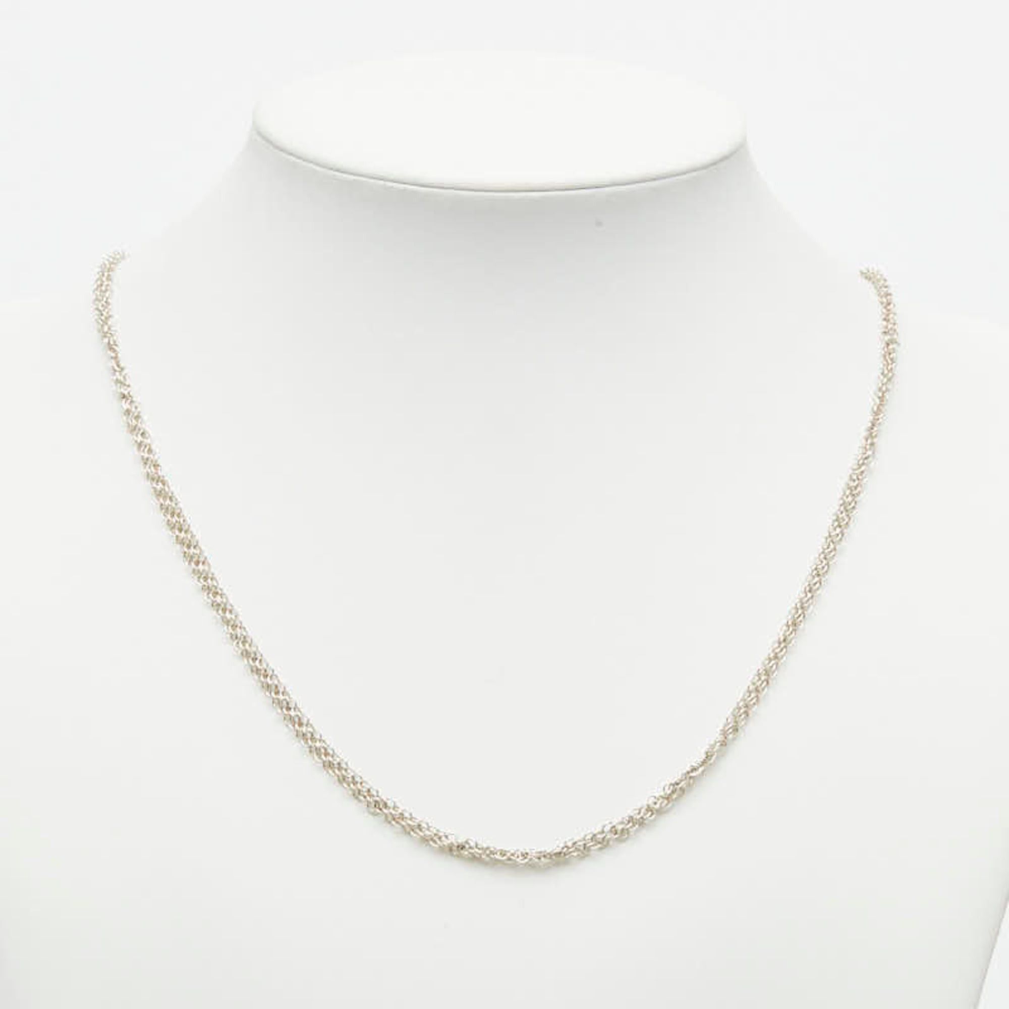 Tiffany & Co. Tiffany & Co. Elsa Peretti Mesh Chain Necklace, Sterling Silver (SV925), Women's. Size ONE SIZE - 5 Thumbnail
